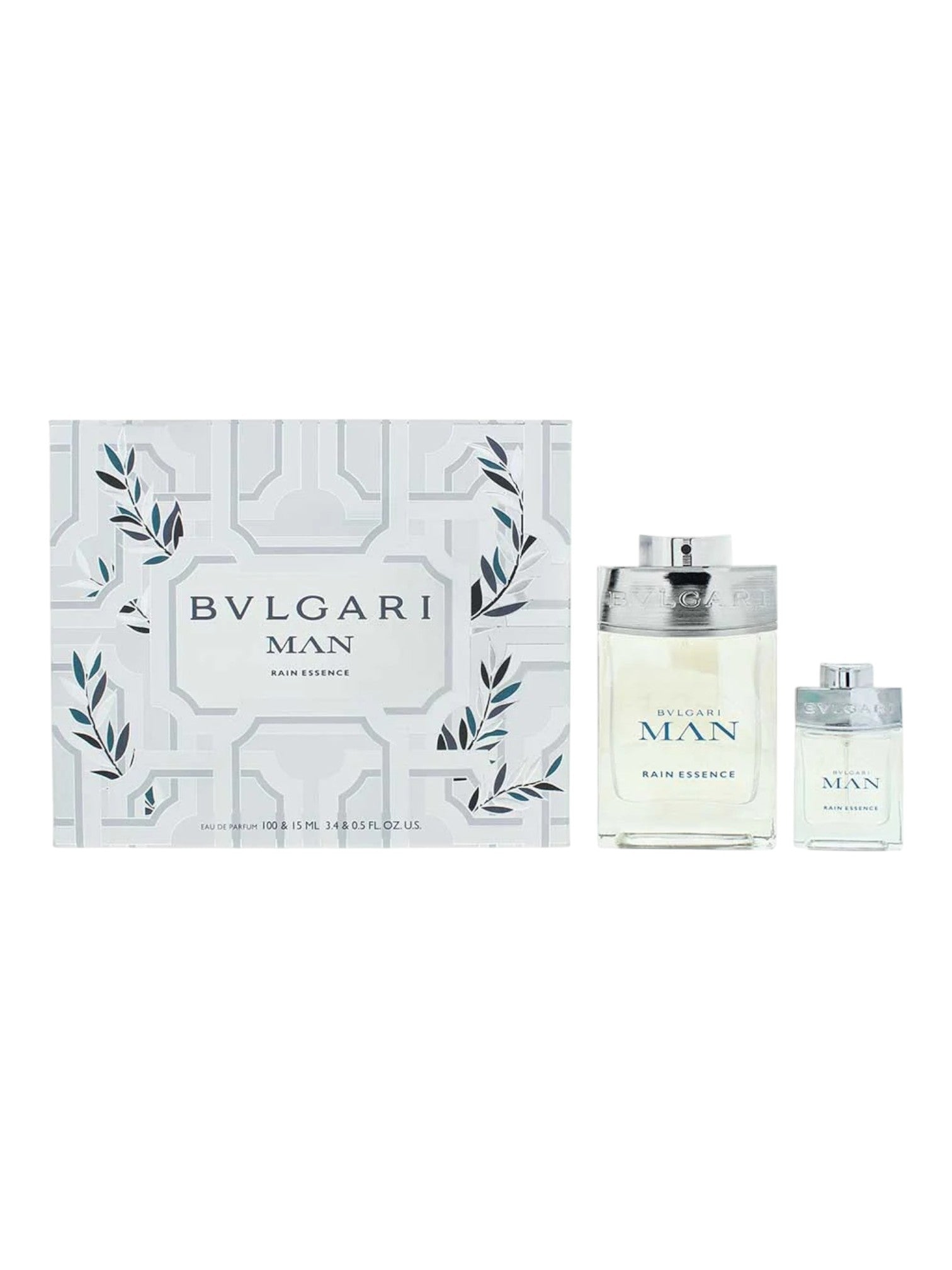 Bulgari Man perfume set with packaging on a white background. Bvlgari, Monza Outlet, Monza Fashion, Shein Outlet