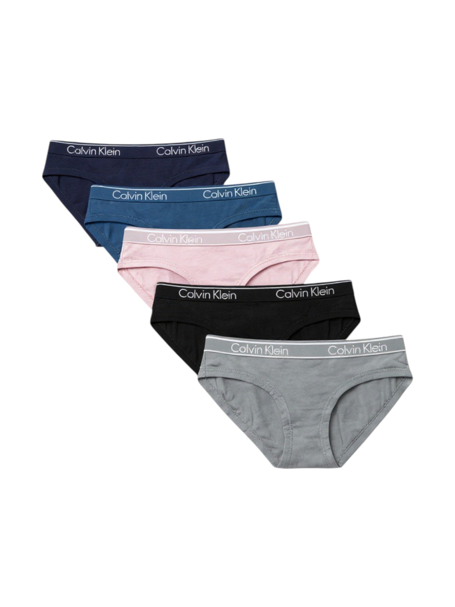 Set of Calvin Klein underwear in various colors on a white background. Calvin Klein, Monza Outlet, Monza Fashion, Shein Outlet