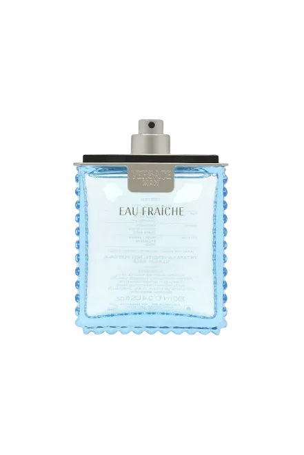 Perfume bottle labeled 'Eau Fraçè' on a white background