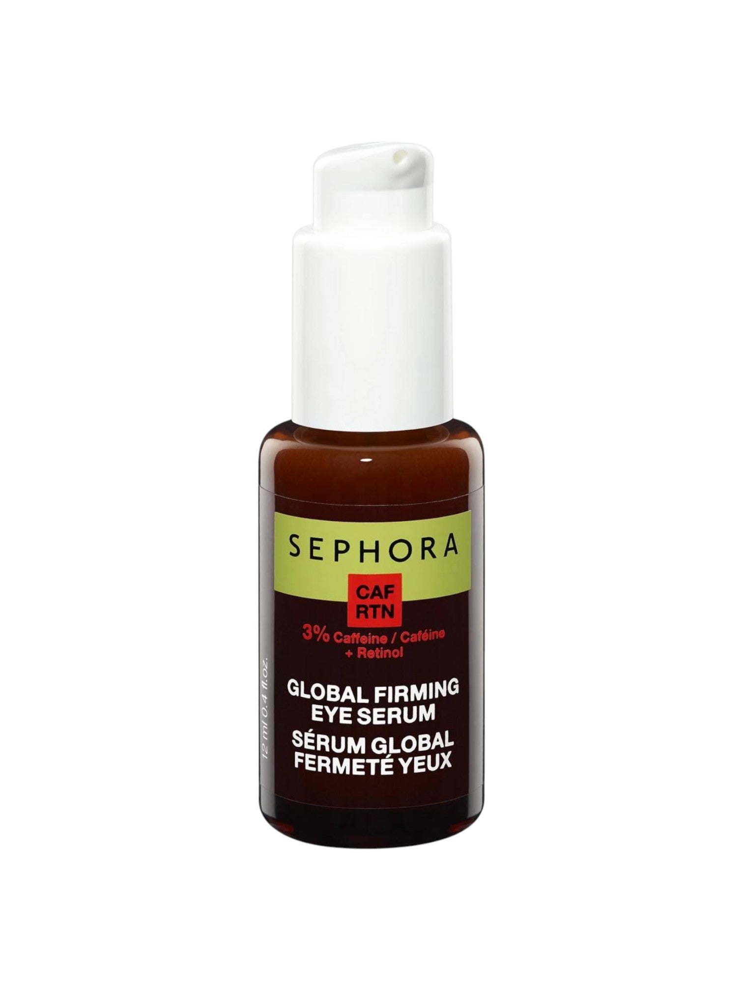Sephora Global Firming Eye Serum bottle on a white background monza outlet, Shein outlet, monza fashion