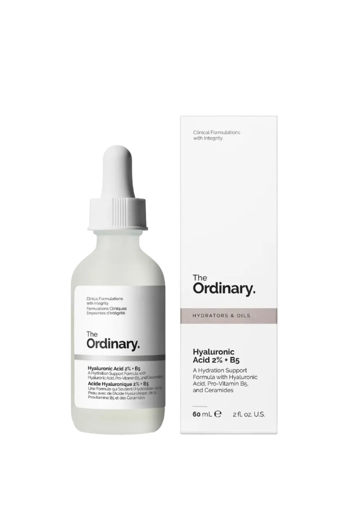 The Ordinary skincare bottle and packaging on a white background Monza Outlet