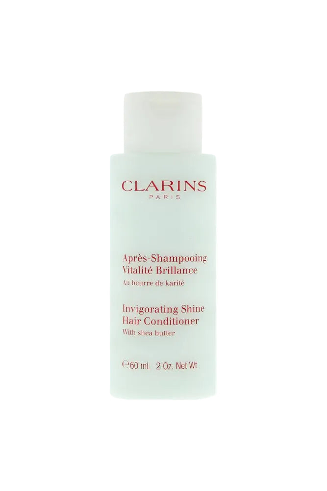 Clarins hair conditioner bottle on a white background monza outlet, Shein outlet, monza fashion