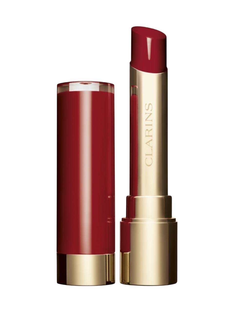 Red lipstick with gold accents on a white background monza outlet, Shein outlet, monza fashion