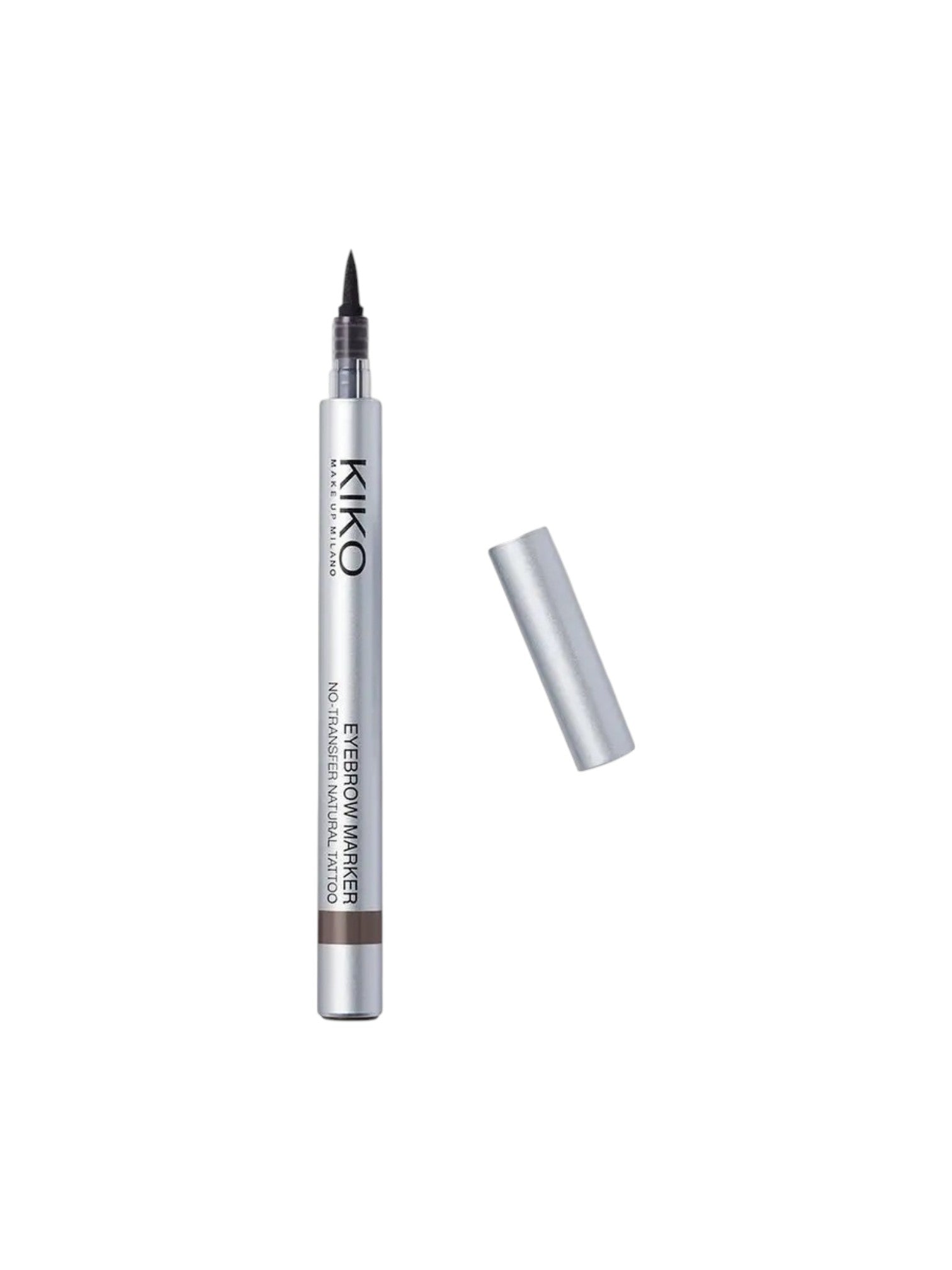 Kiko eyebrow marker with cap on a white background. Kiko, Monza Outlet, Monza Fashion, Shein Outlet