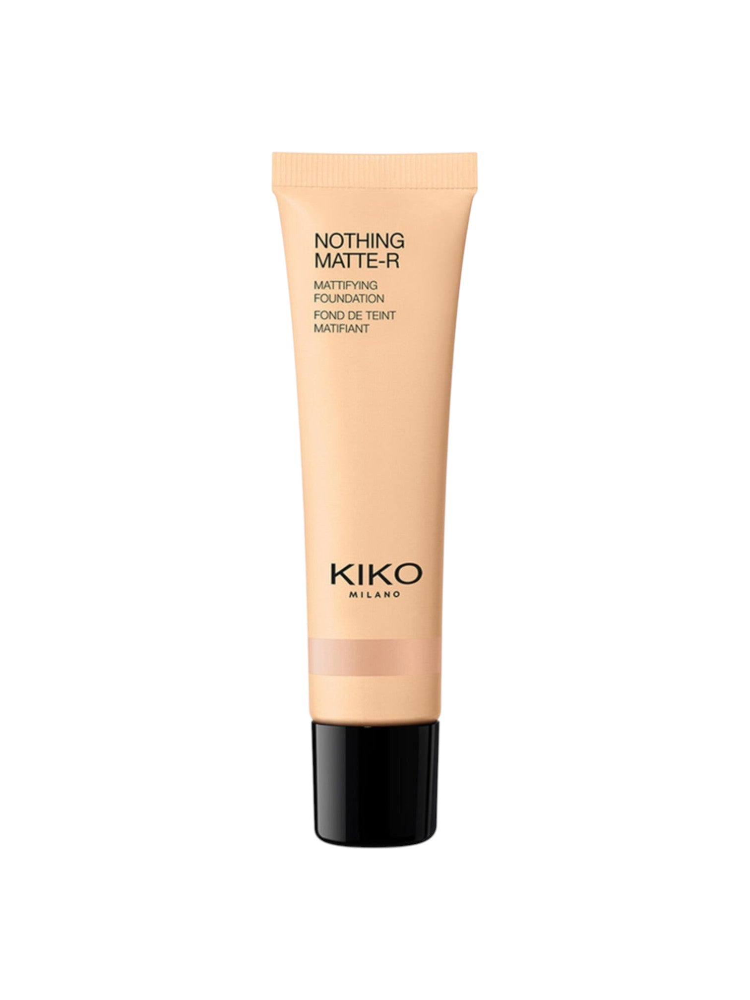 Kiko Milano foundation tube on a white background. Kiko, Monza Outlet, Monza Fashion, Shein Outlet 