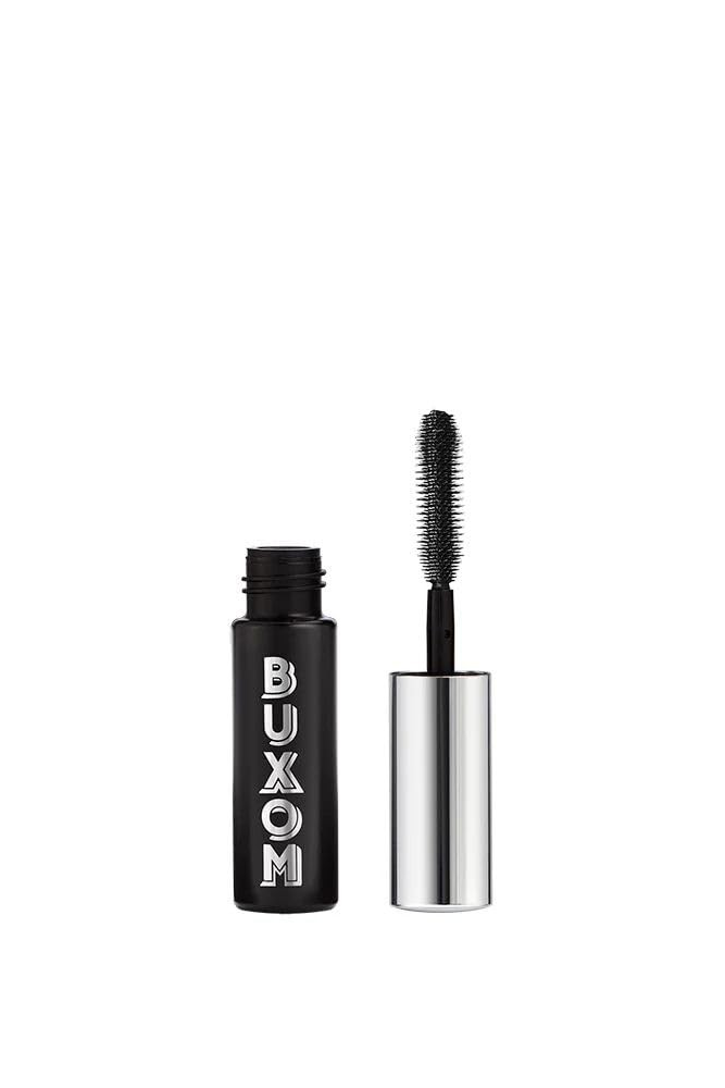Buxom mascara with black and silver packaging on a white background Monza Outlet