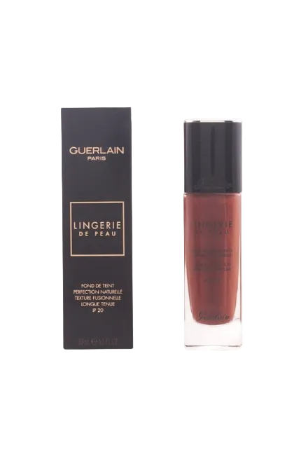 Guerlain Lingerie de Peau foundation bottle and packaging on a white background. Monza Outlet