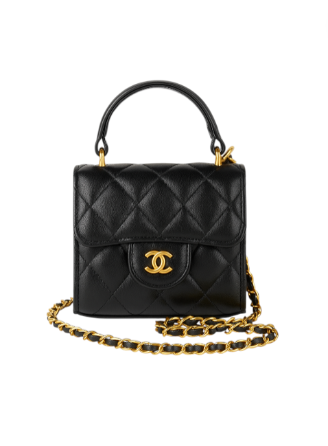 Mini Top Handle Flap Bag