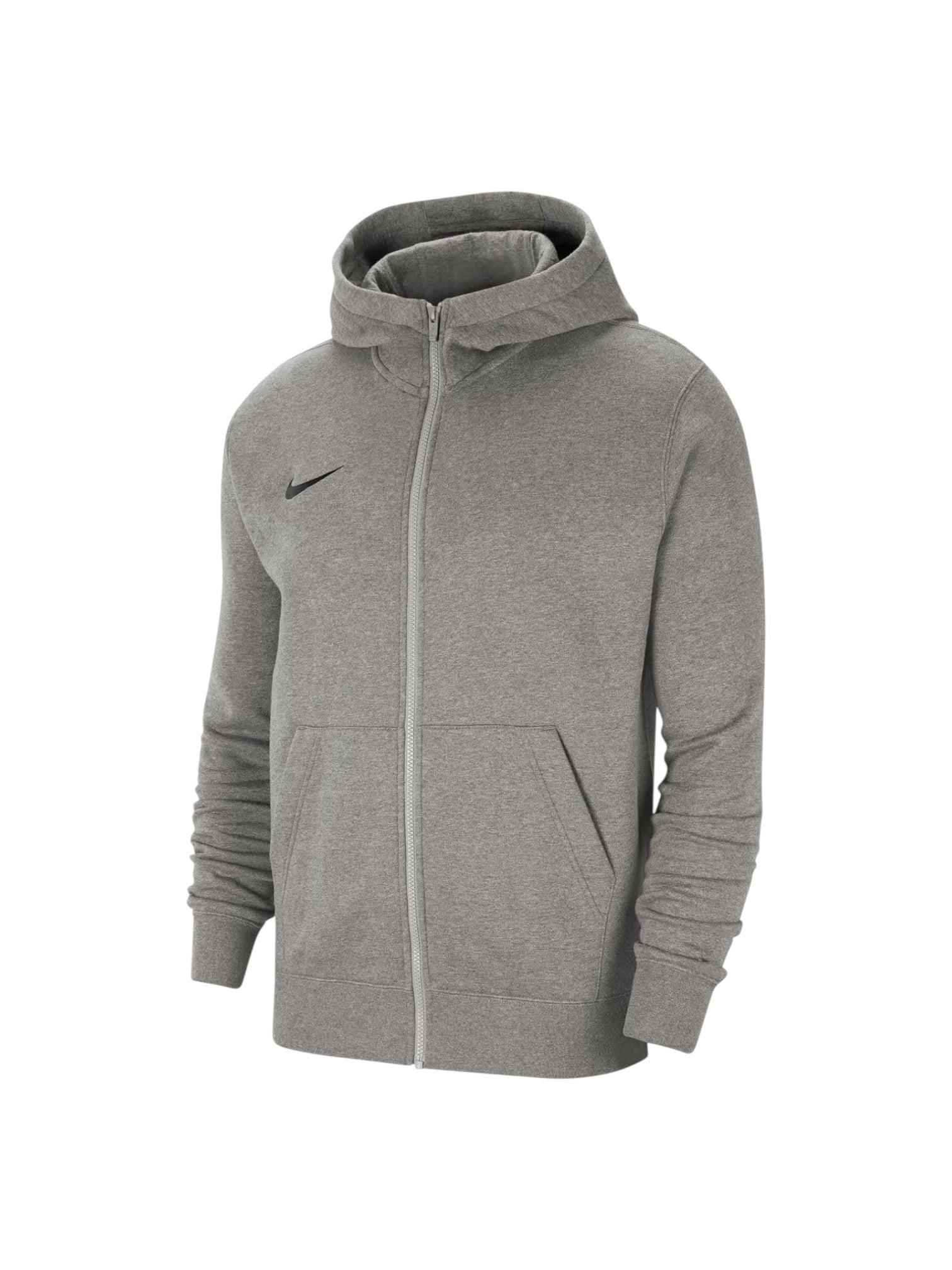 Gray hoodie with a Nike logo on a white background. Nike, Monza Outlet, Monza Fashion, Shein Outlet