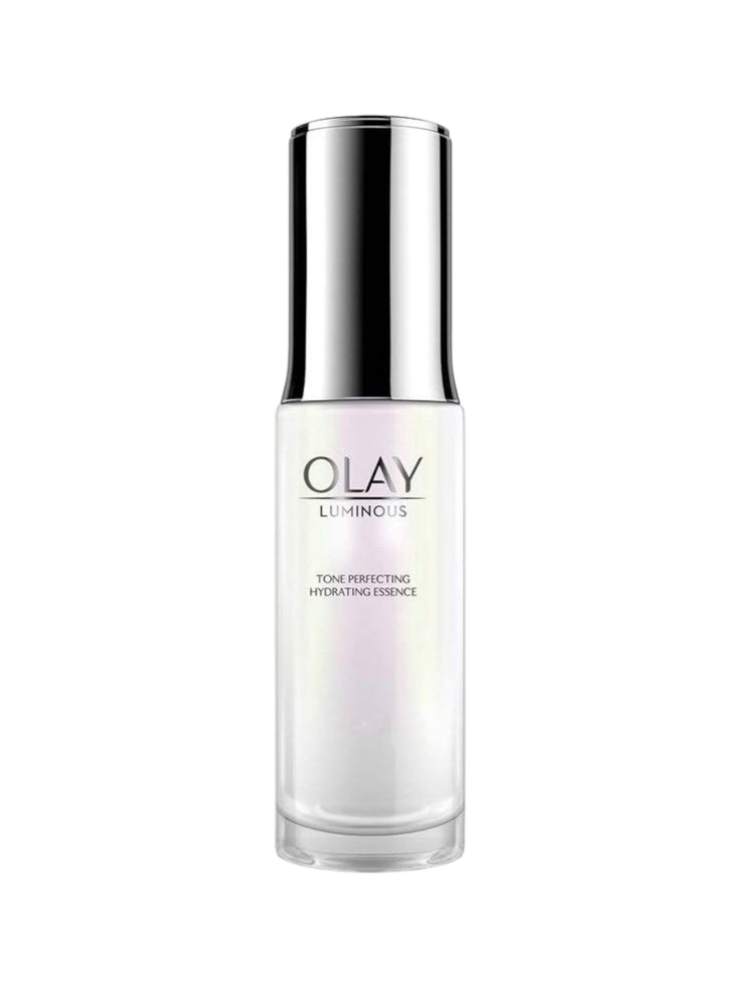 Olay Luminous skincare serum bottle on a white background. Clinique, Monza Outlet, Monza Fashion, Shein Outlet 