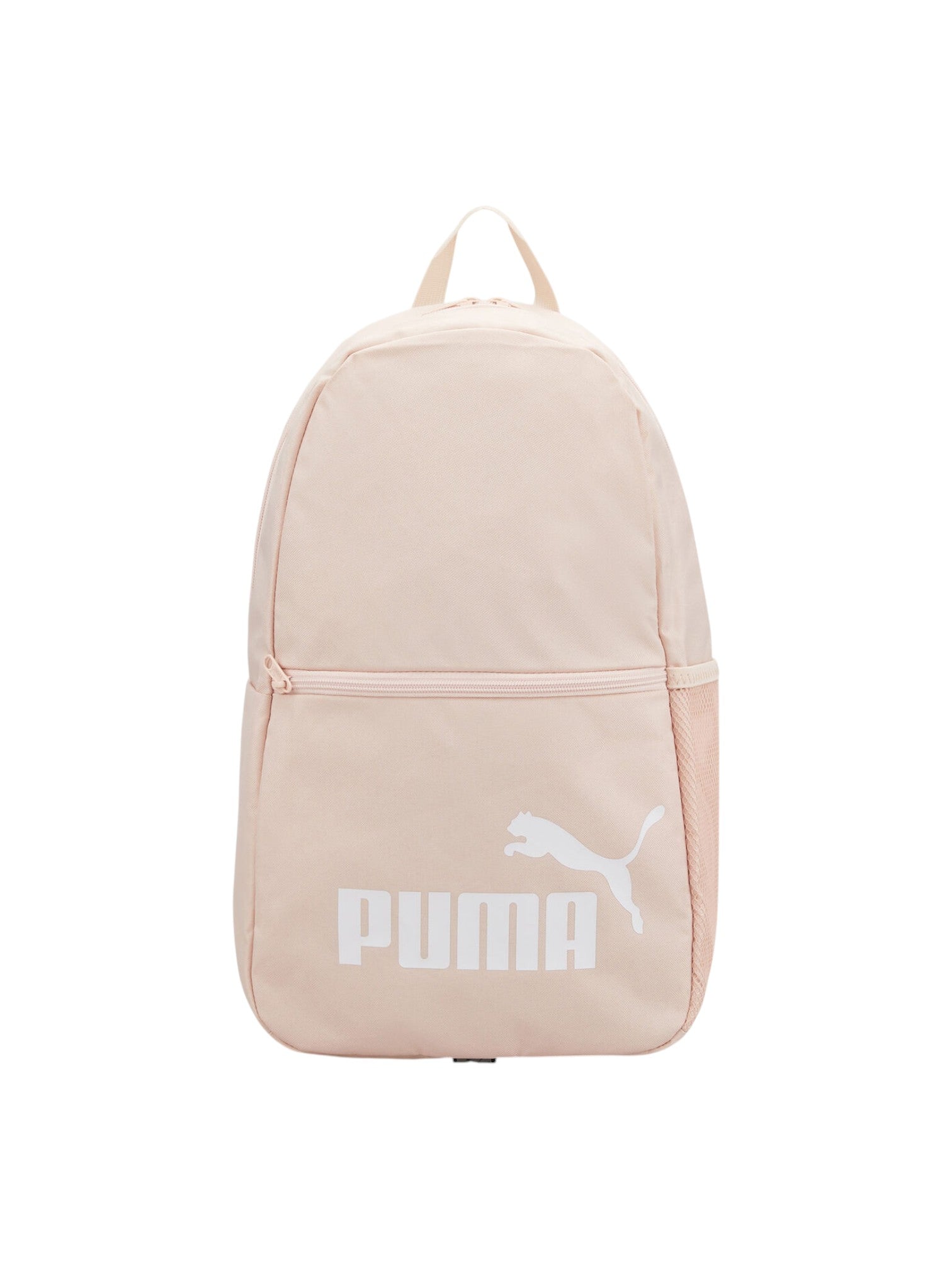 Beige backpack with Puma logo on a white background. Puma, Monza Outlet, Monza Fashion, Shein Outlet