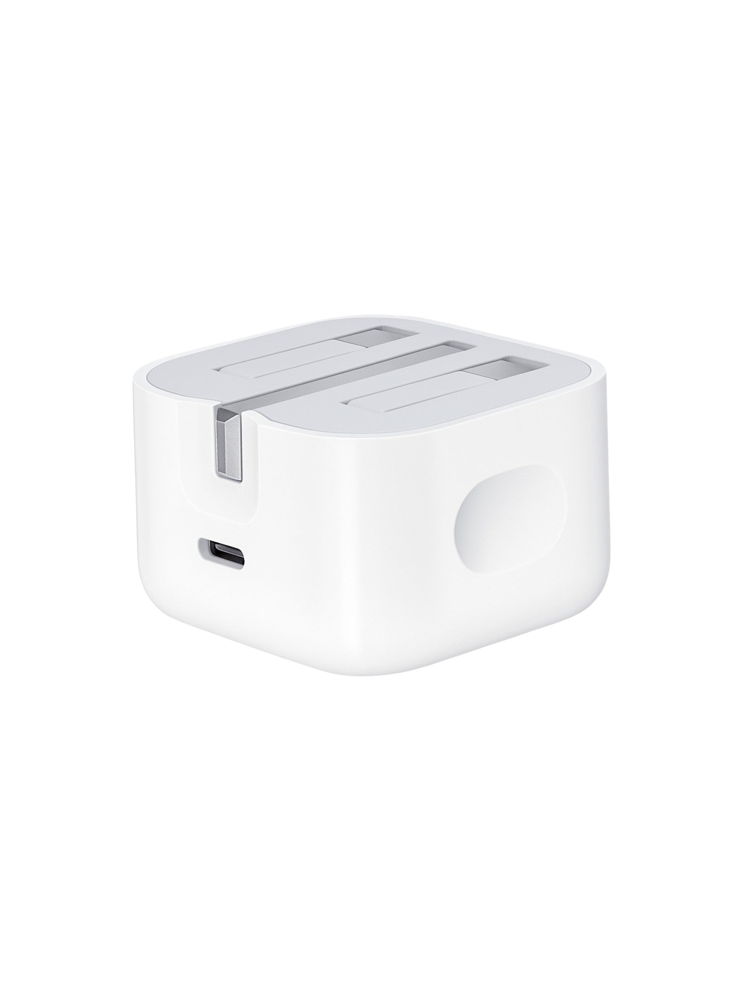 White electronic device with multiple ports on a white background. Saafo, Monza Outlet, Monza Fashion, Shein Outlet