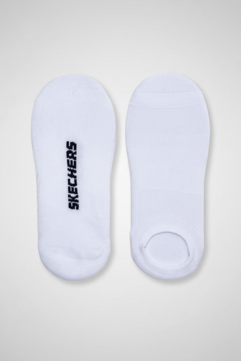 White insole with 'Skechers' branding on a light gray background. Skechers, Monza Outlet, Monza Fashion, Shein Outlet