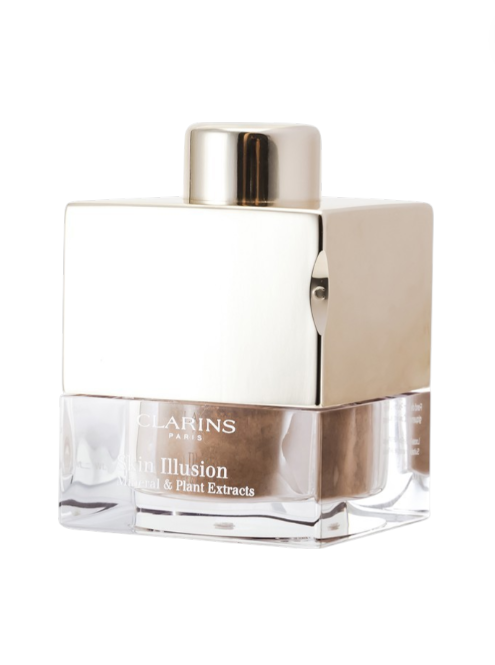 Skin Illusion Mineral & Plant Extracts Loose Powder Foundation (With Brush)