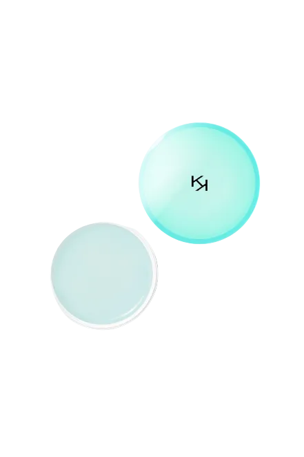 Mint green container with a lid on a white background Kiko Milano Monza Outlet  