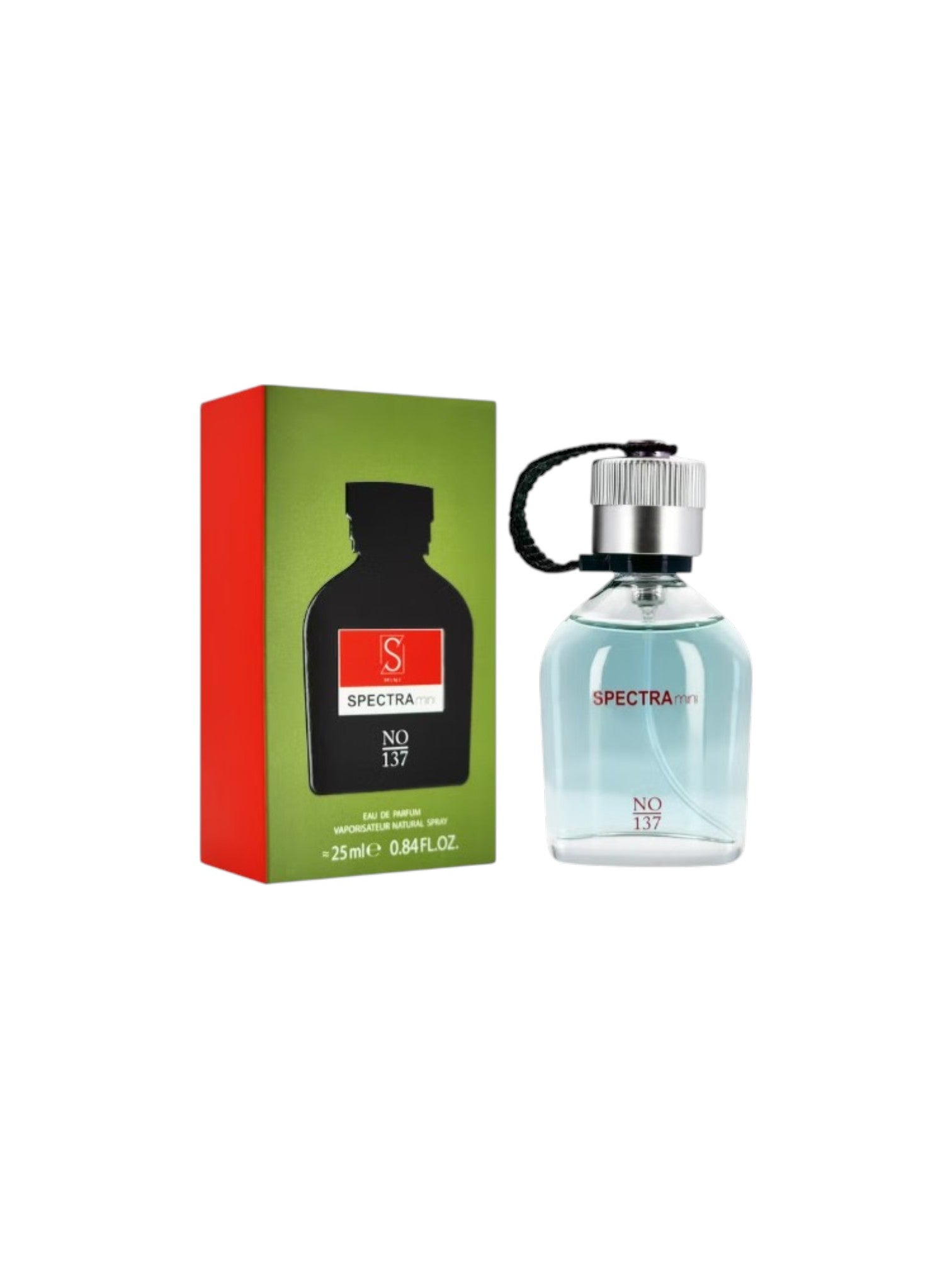 Spectra perfume bottle and packaging on a white background. Spectra, Monza Outlet, Monza Fashion, Shein Outlet