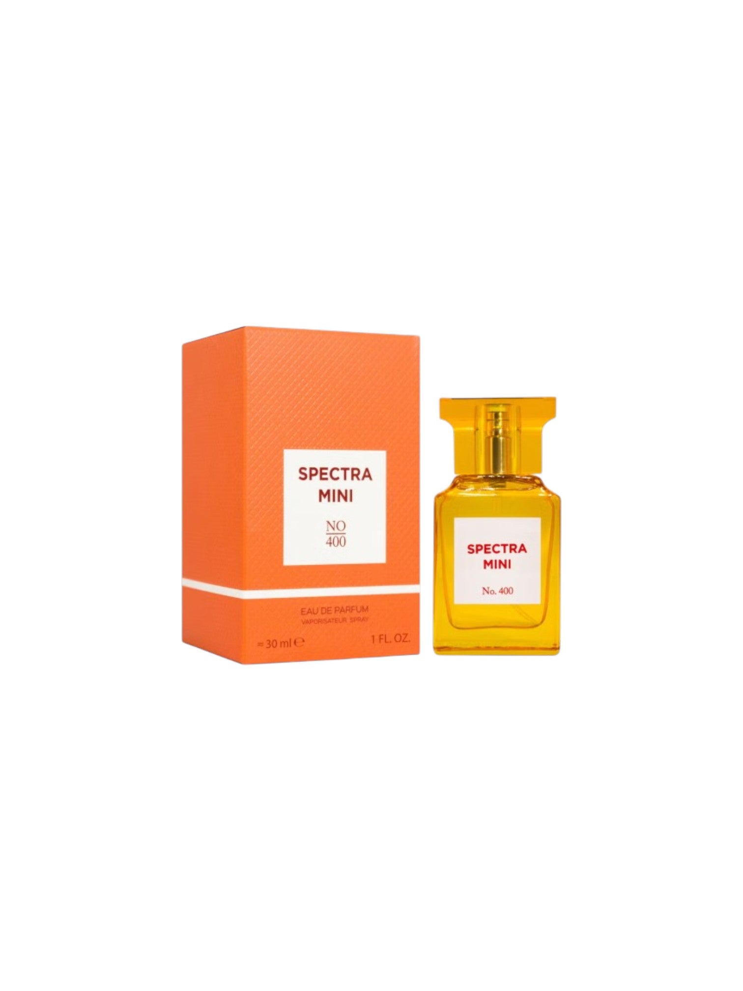 Spectra Mini perfume bottle and packaging on a white background. Spectra, Monza Outlet, Monza Fashion, Shein Outlet