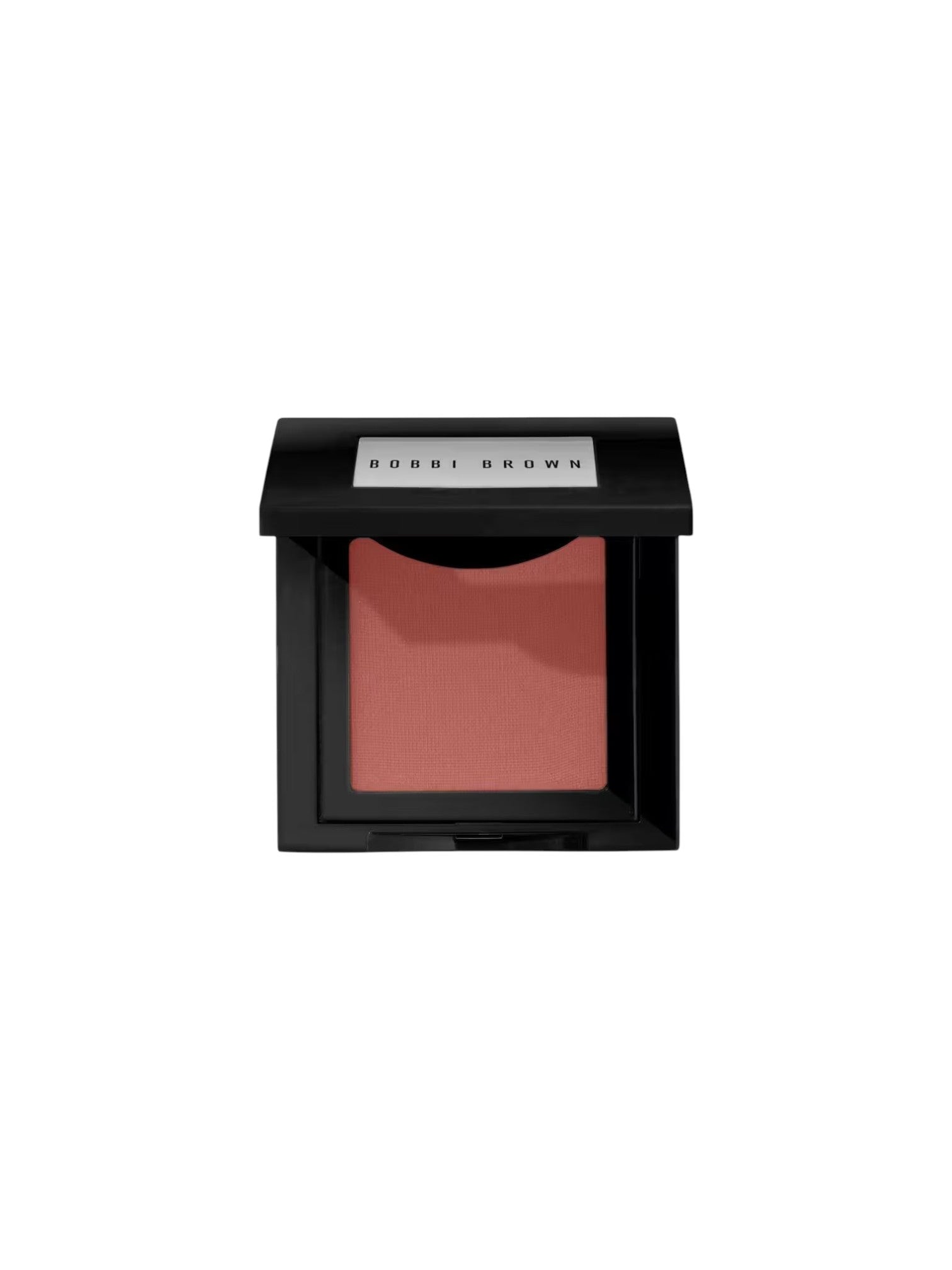 Bobbi Brown blush in a black compact on a white background. Bobbi Brown, Monza Outlet, Monza Fashion, Shein Outlet