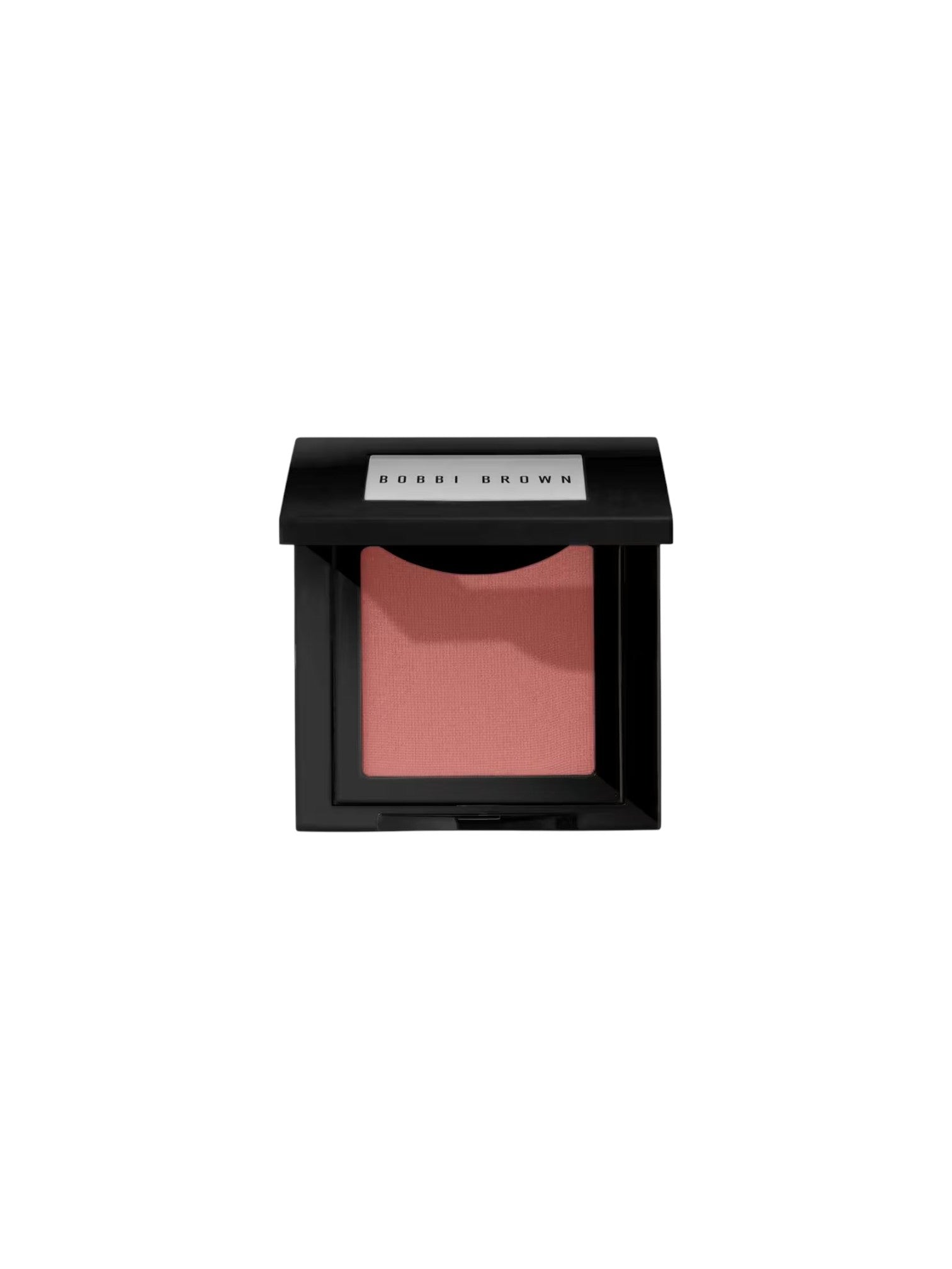 Bobbi Brown blush in a black compact on a white background. Bobbi Brown, Monza Outlet, Monza Fashion, Shein Outlet