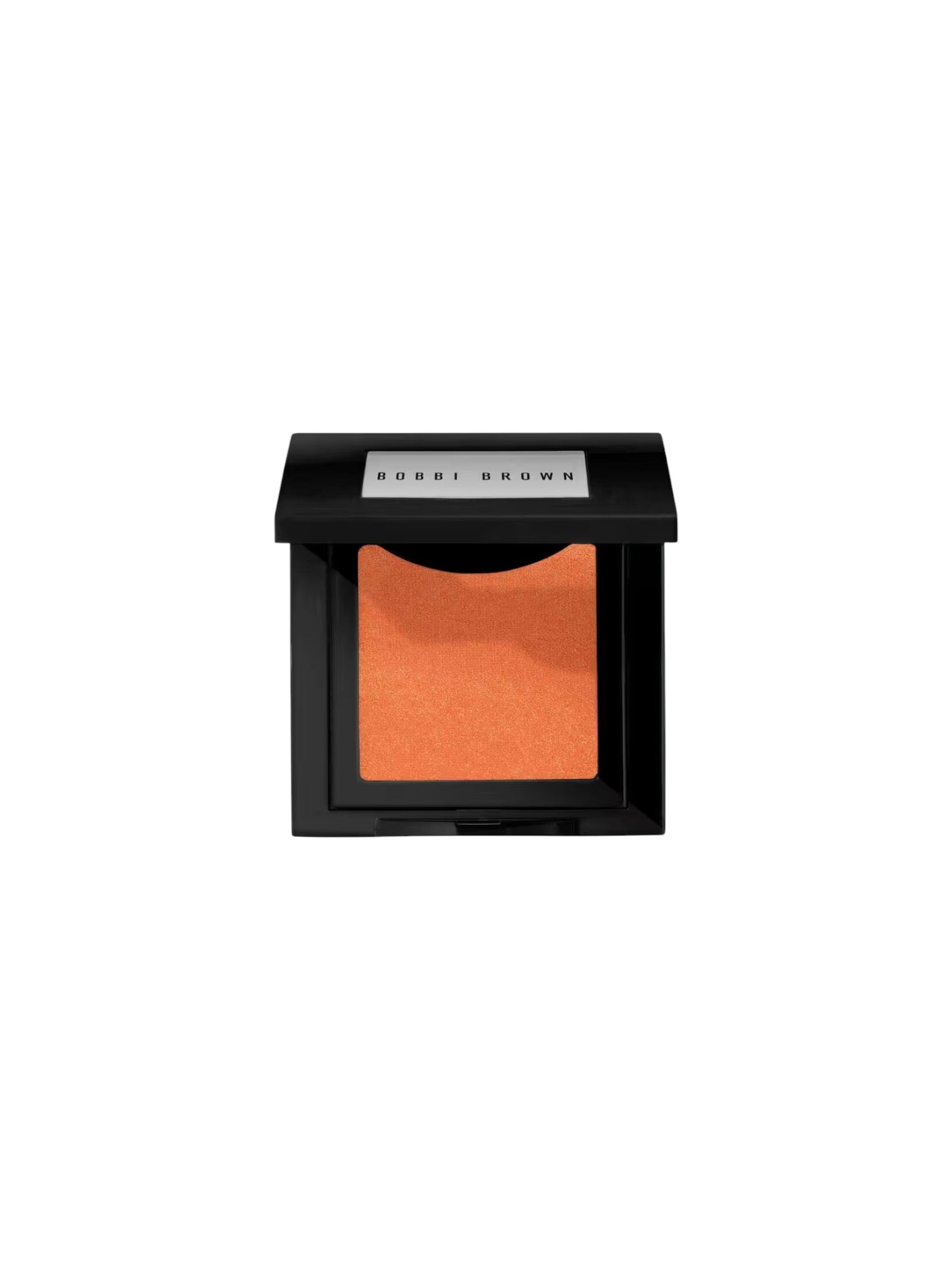 Bobbi Brown blush in a black compact on a white background. Bobbi Brown, Monza Outlet, Monza Fashion, Shein Outlet