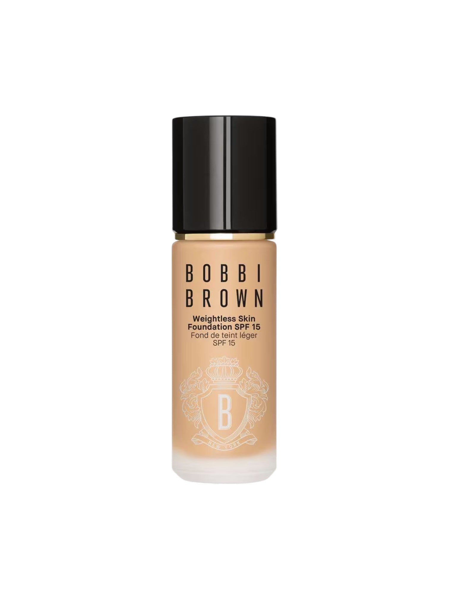 Bobbi Brown foundation bottle on a white background. Bobbi Brown, Monza Outlet, Monza Fashion, Shein Outlet