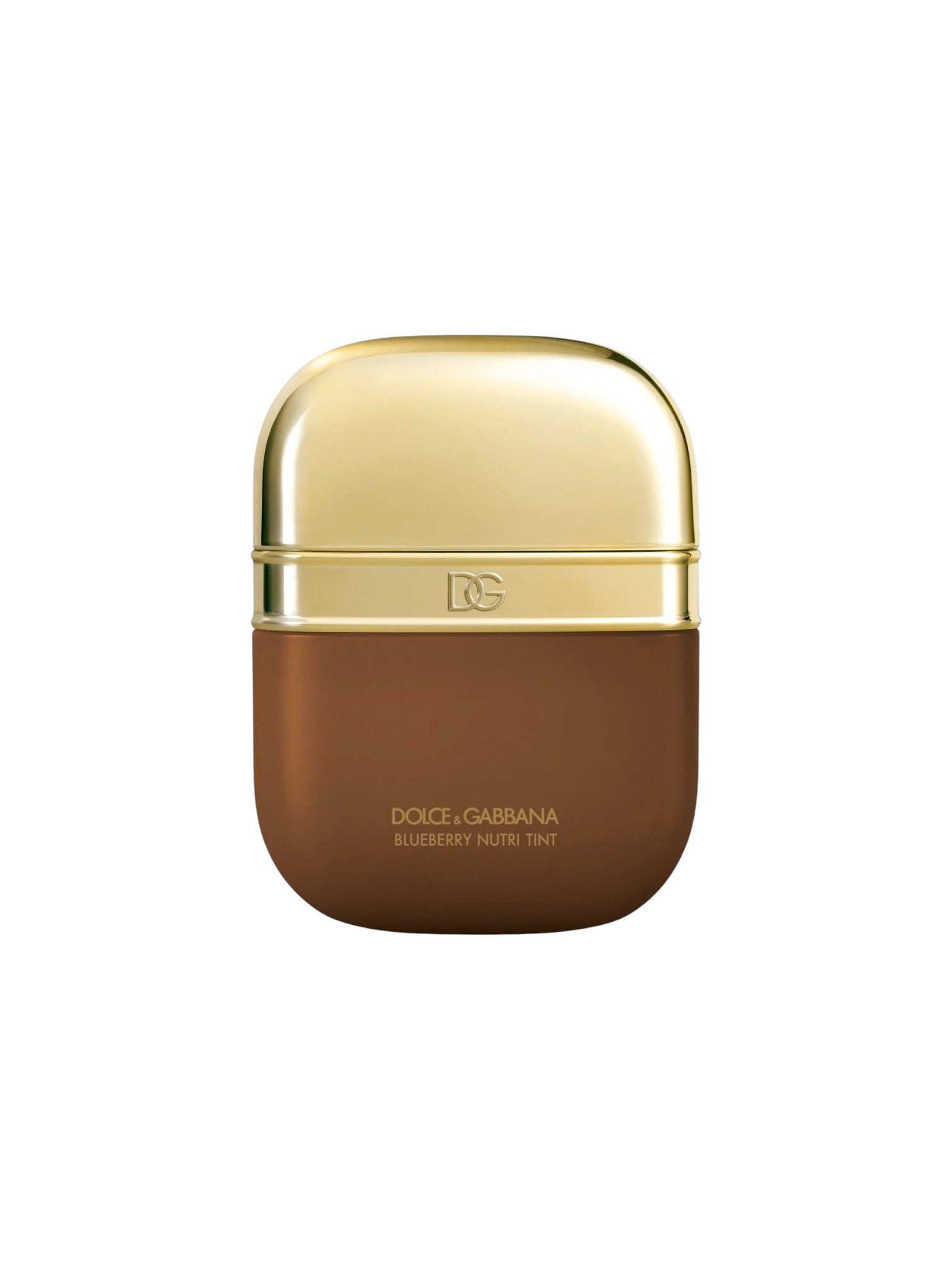 Dolce & Gabbana Illuminated Air Freshener bottle with a glossy brown body and a metallic gold cap, shown on a solid white background. Dolce & Gabbana, Monza Outlet, Monza Fashion, Shein Outlet