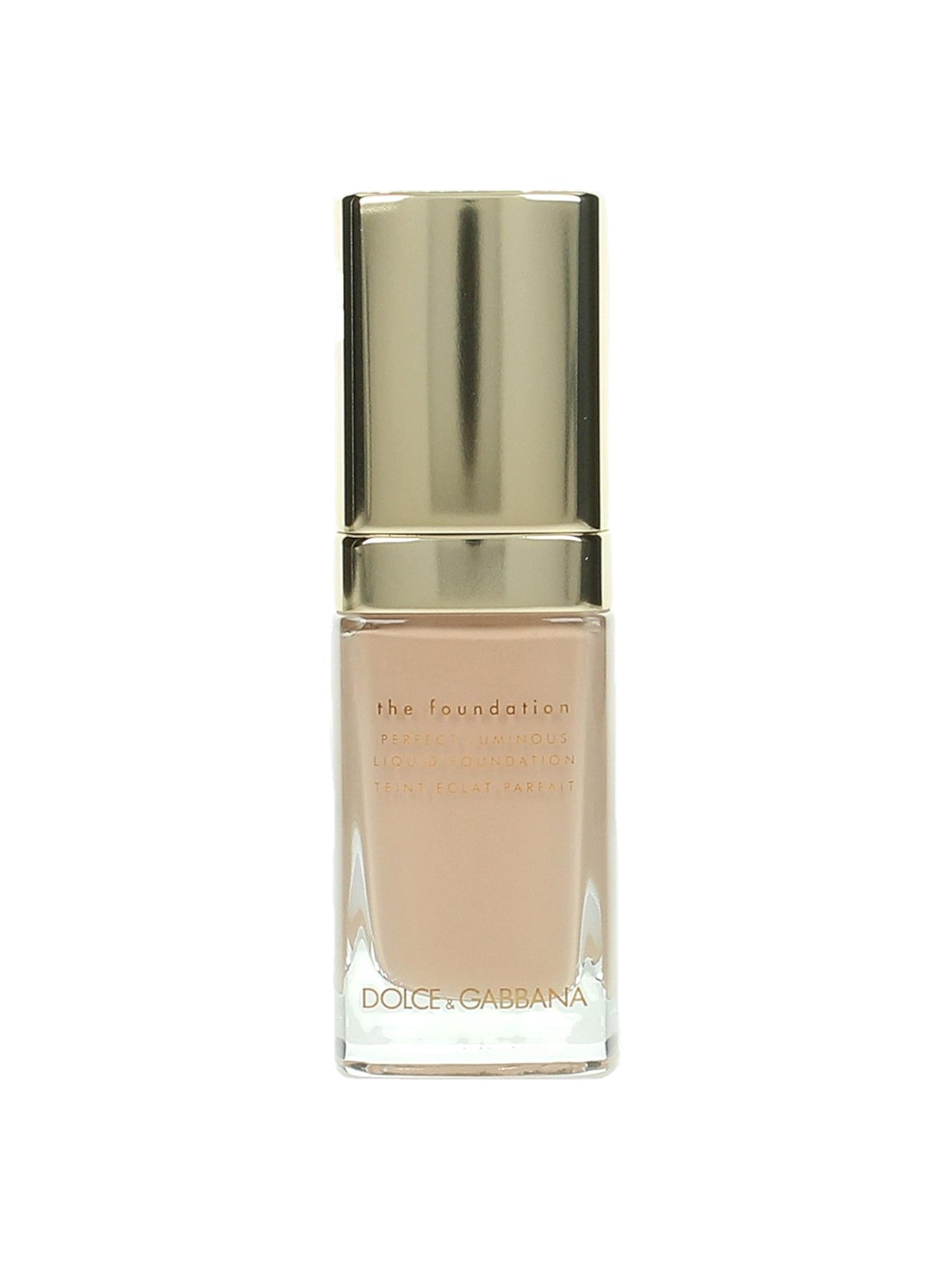 Dolce & Gabbana Velvetskin foundation bottle on a white background Dolce Gabbana Monza Outlet