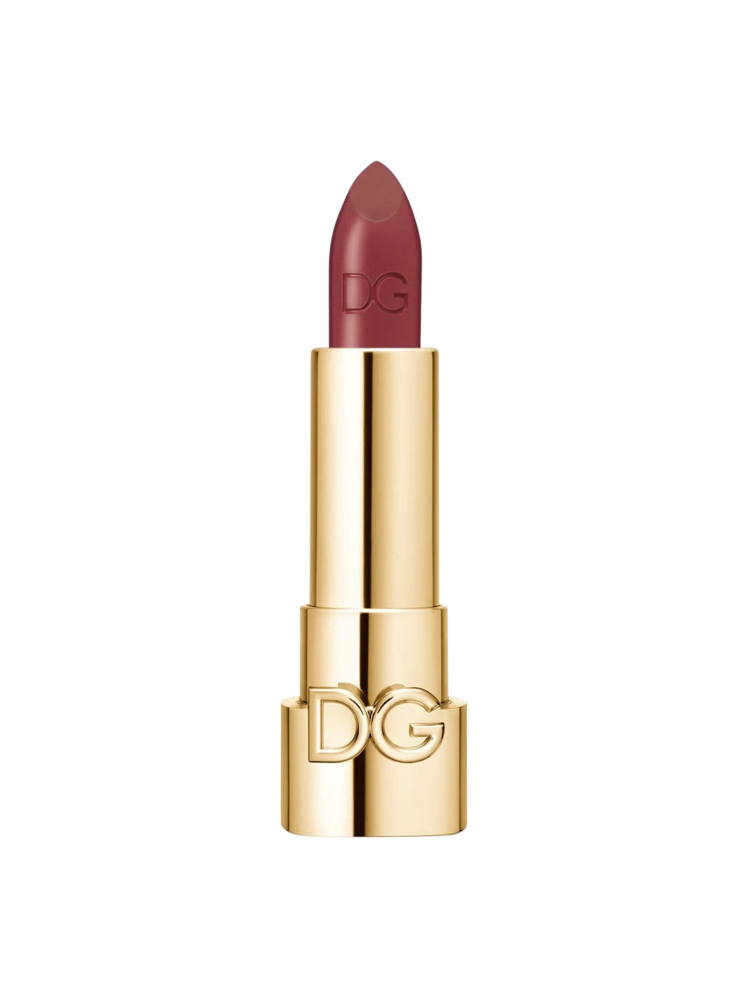 Lipstick with gold casing and visible brand logo on a white background Dolce Gabbana Monza Outlet
