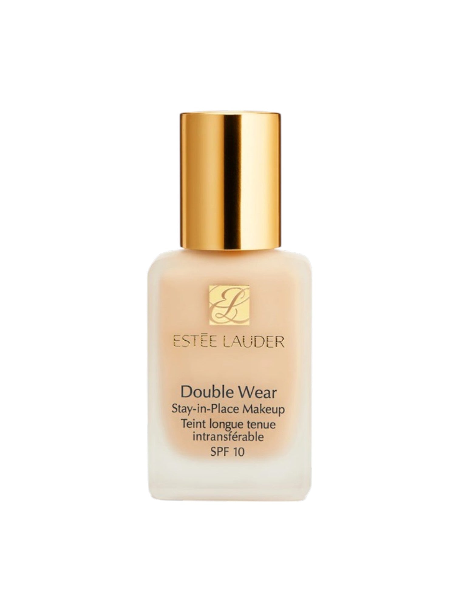 Estée Lauder Double Wear foundation bottle on a white background. Estée Lauder, Monza Outlet, Monza Fashion, Shein Outlet