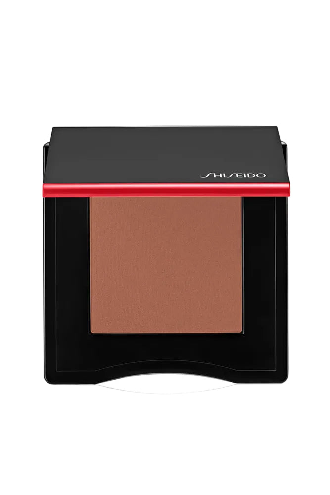 Shiseido makeup compact with brown powder on a white background Monza Outlet