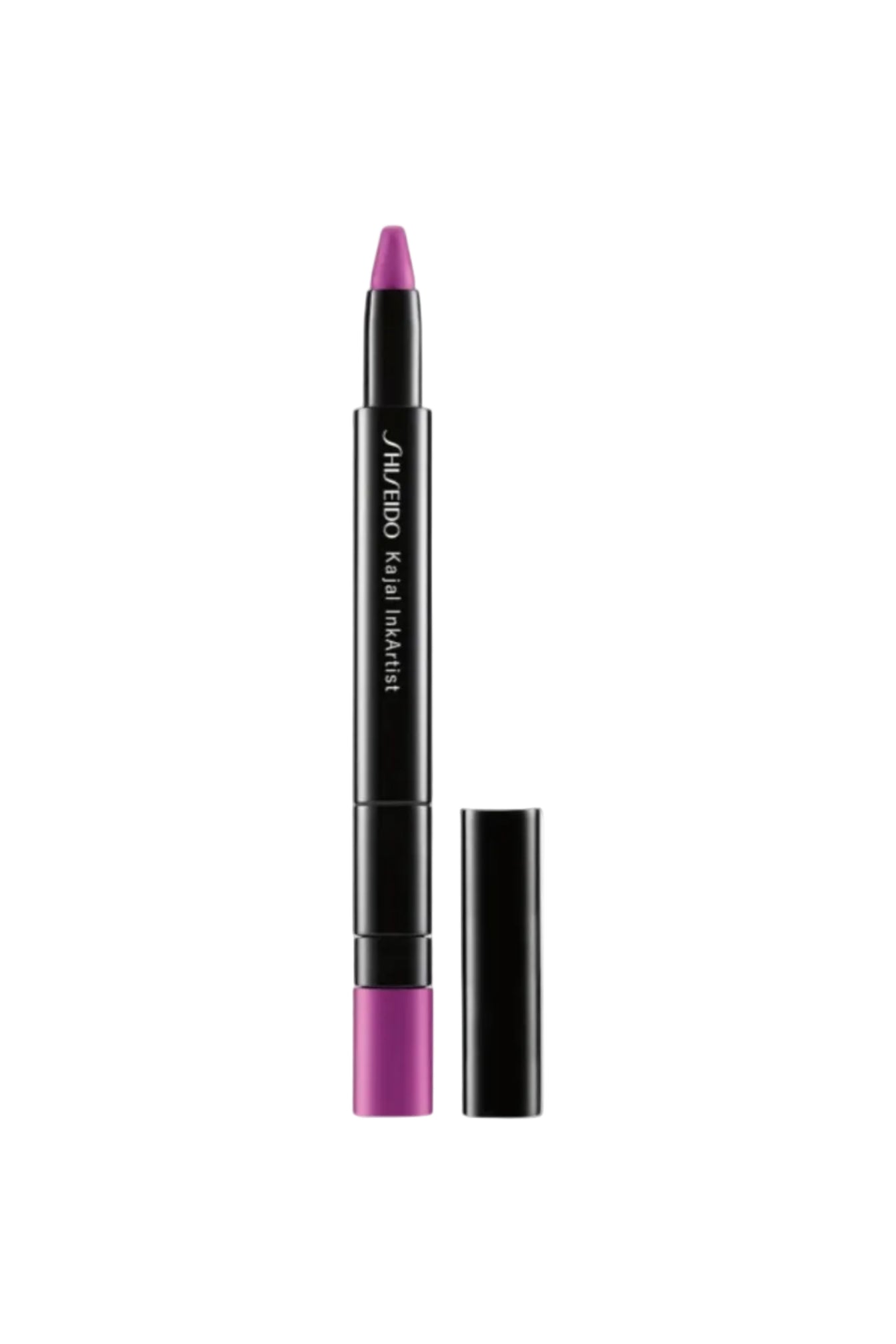 Shiseido lip liner with purple cap and body on a white background. Shiseido, Monza Outlet, Monza Fashion, Shein Outlet 
