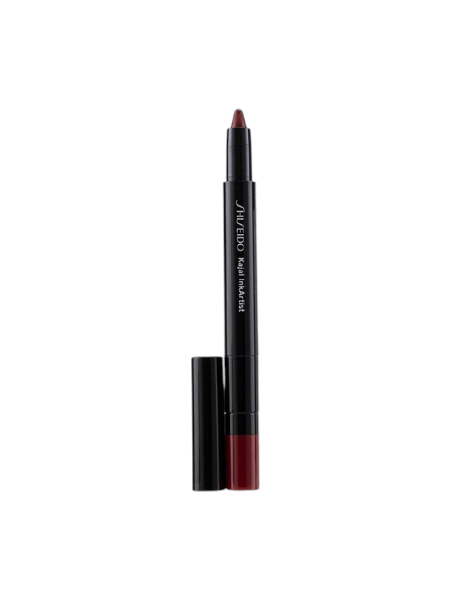Two makeup pencils, one black and one brown, on a white background. Shiseido, Monza Outlet, Monza Fashion, Shein Outlet 