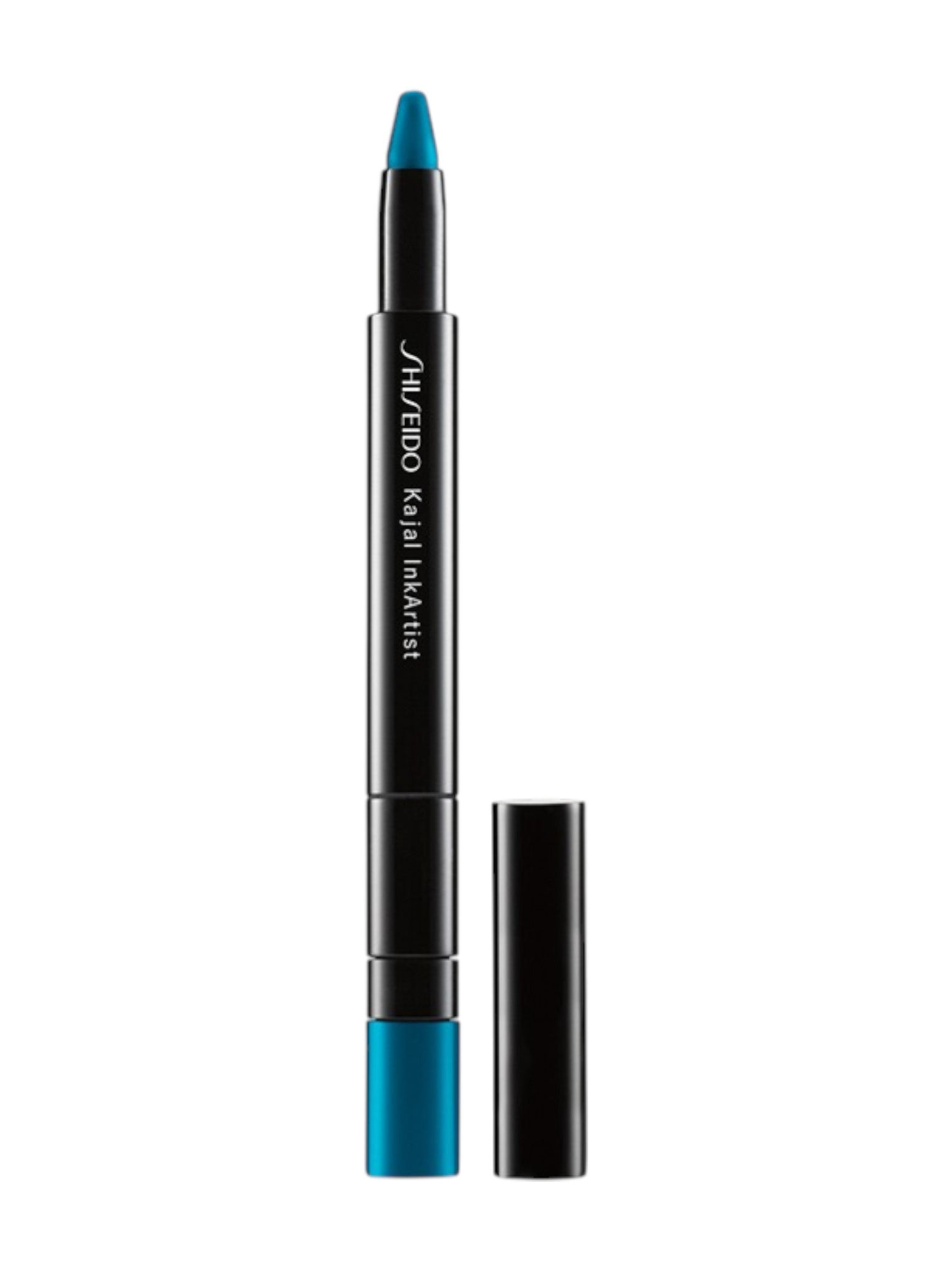 Shiseido eyeliner pencil with blue color on a white background. Shiseido, Monza Outlet, Monza Fashion, Shein Outlet 