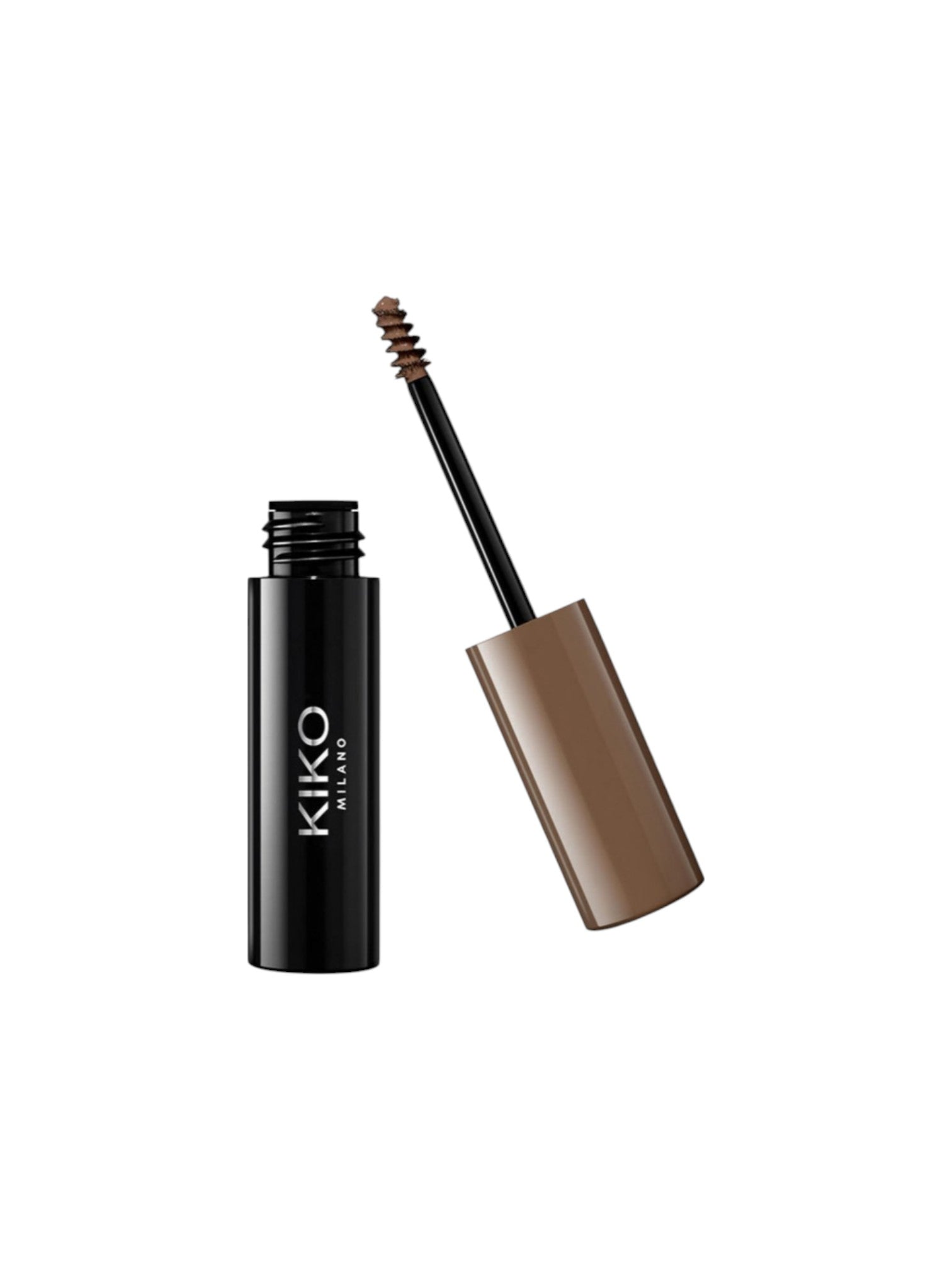Kiko Milano brow product with open case on a white background. Kiko, Monza Outlet, Monza Fashion, Shein Outlet
