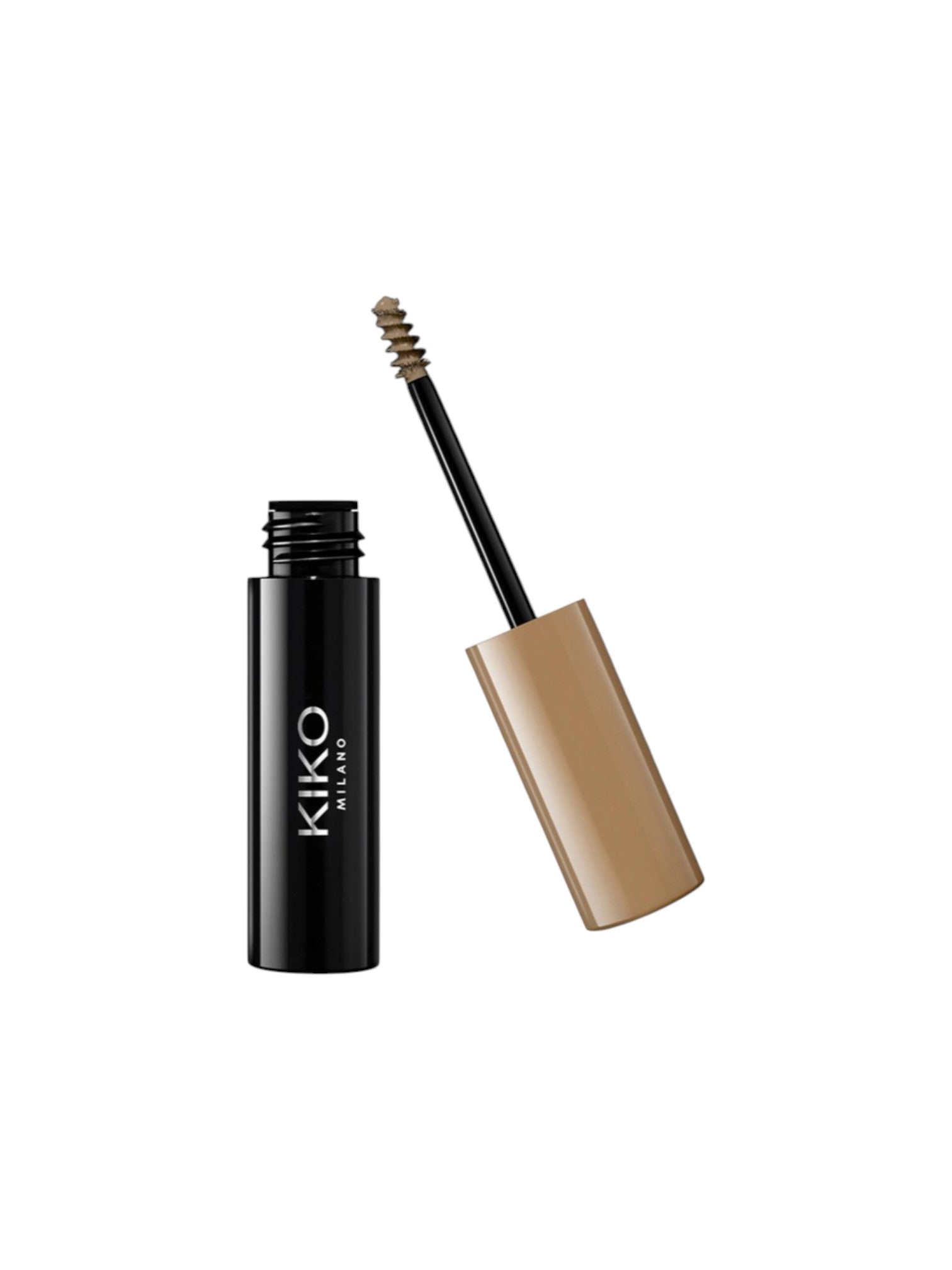 Kiko Milano brow product with open case on a white background. Kiko, Monza Outlet, Monza Fashion, Shein Outlet