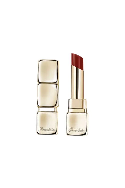 Guerlain lipstick with gold case on a white background. Monza Outlet
