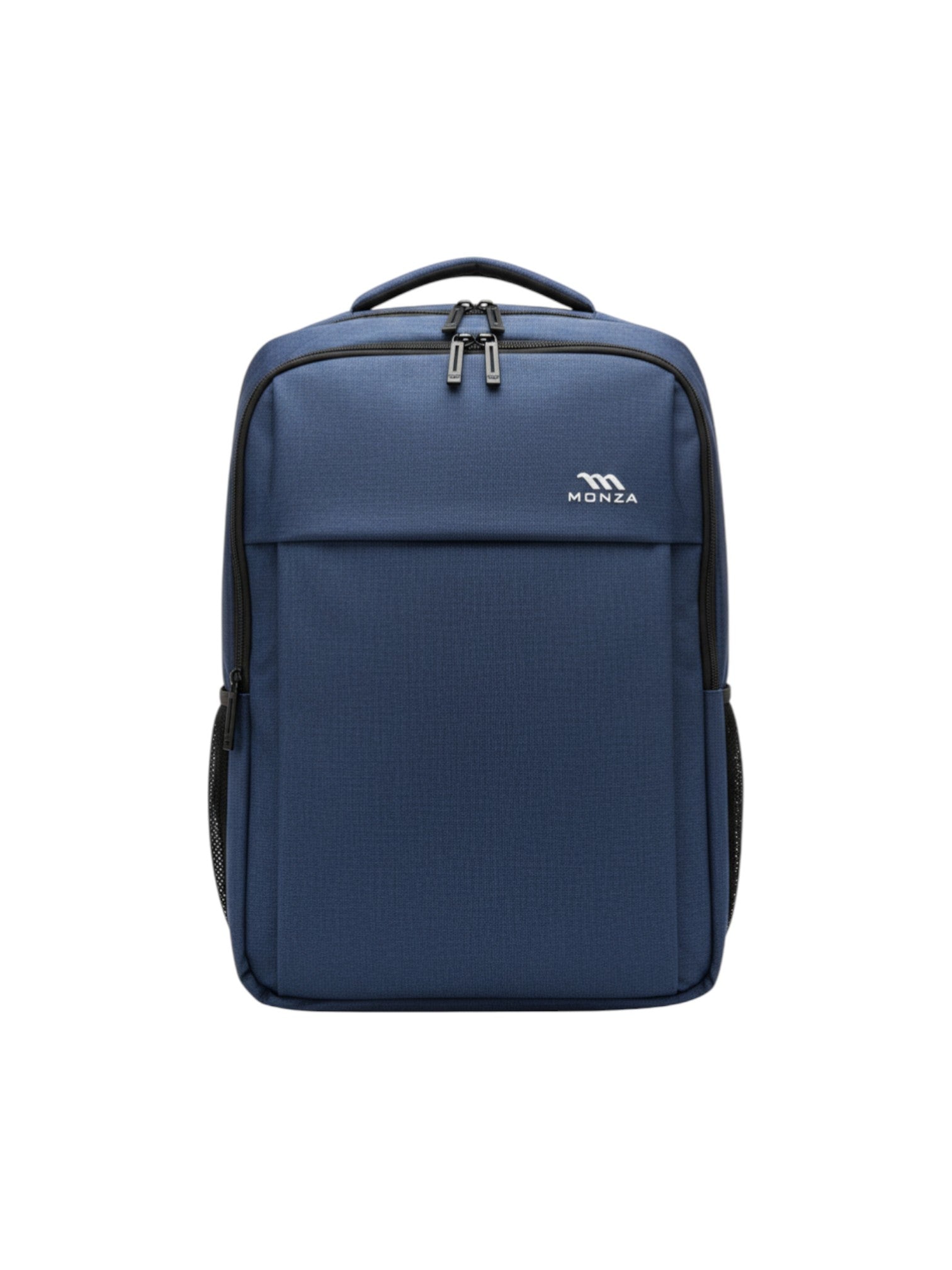 Blue backpack with a visible brand logo on a white background. Monza Italy, Monza Outlet, Monza Fashion, Shein Outlet