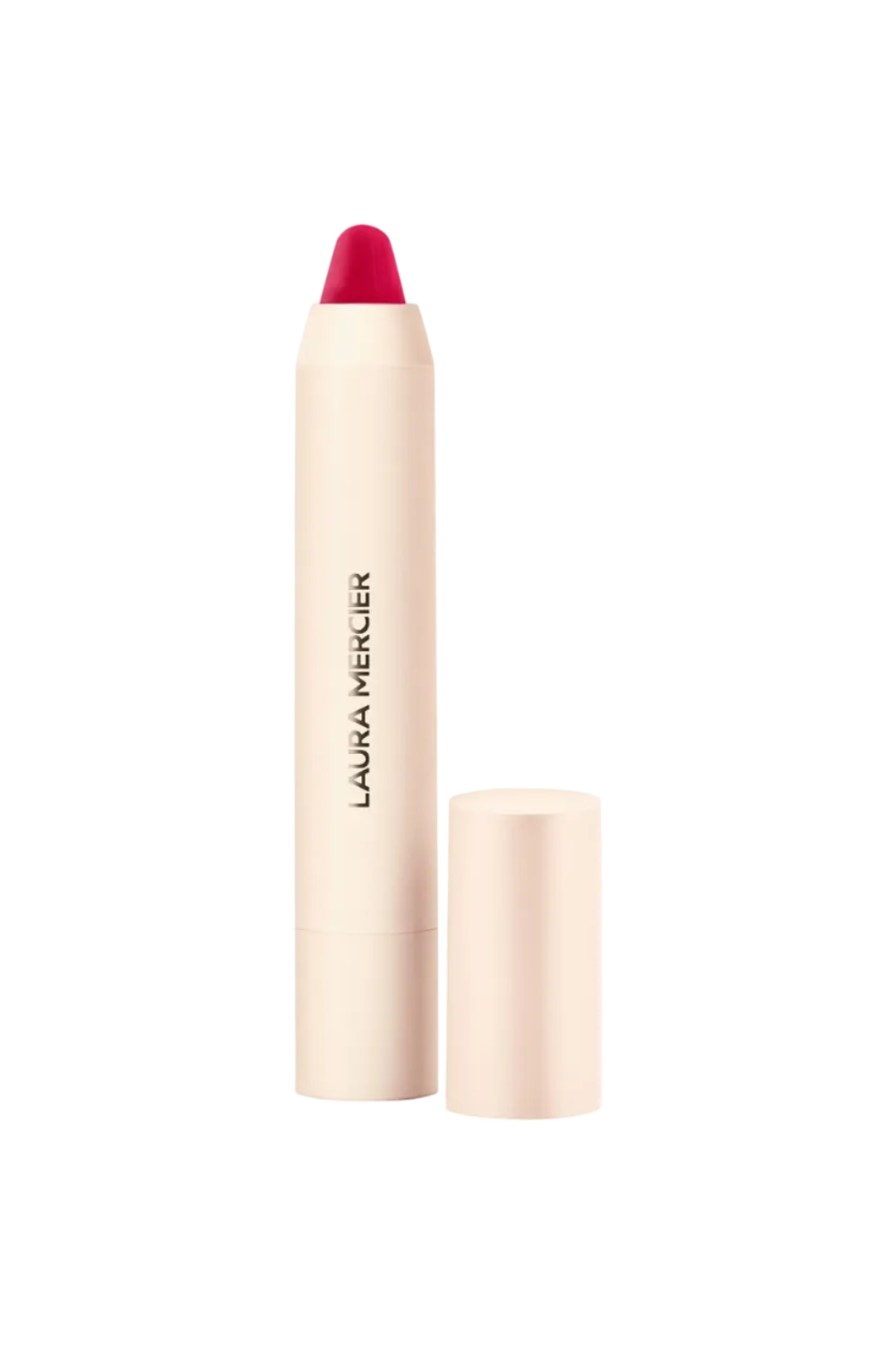 Laura Mercier lip crayon with red cap on a white background  Laura Mercier Monza Outlet