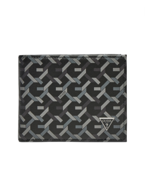 Printed Torino Billfold with Coin Pocket Wallet