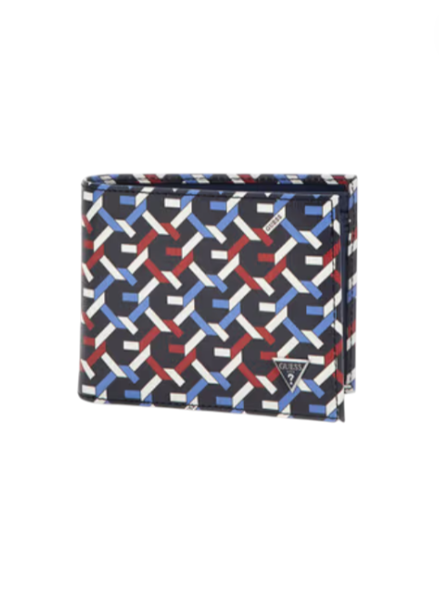 Printed Torino Billfold with Coin Pocket Wallet