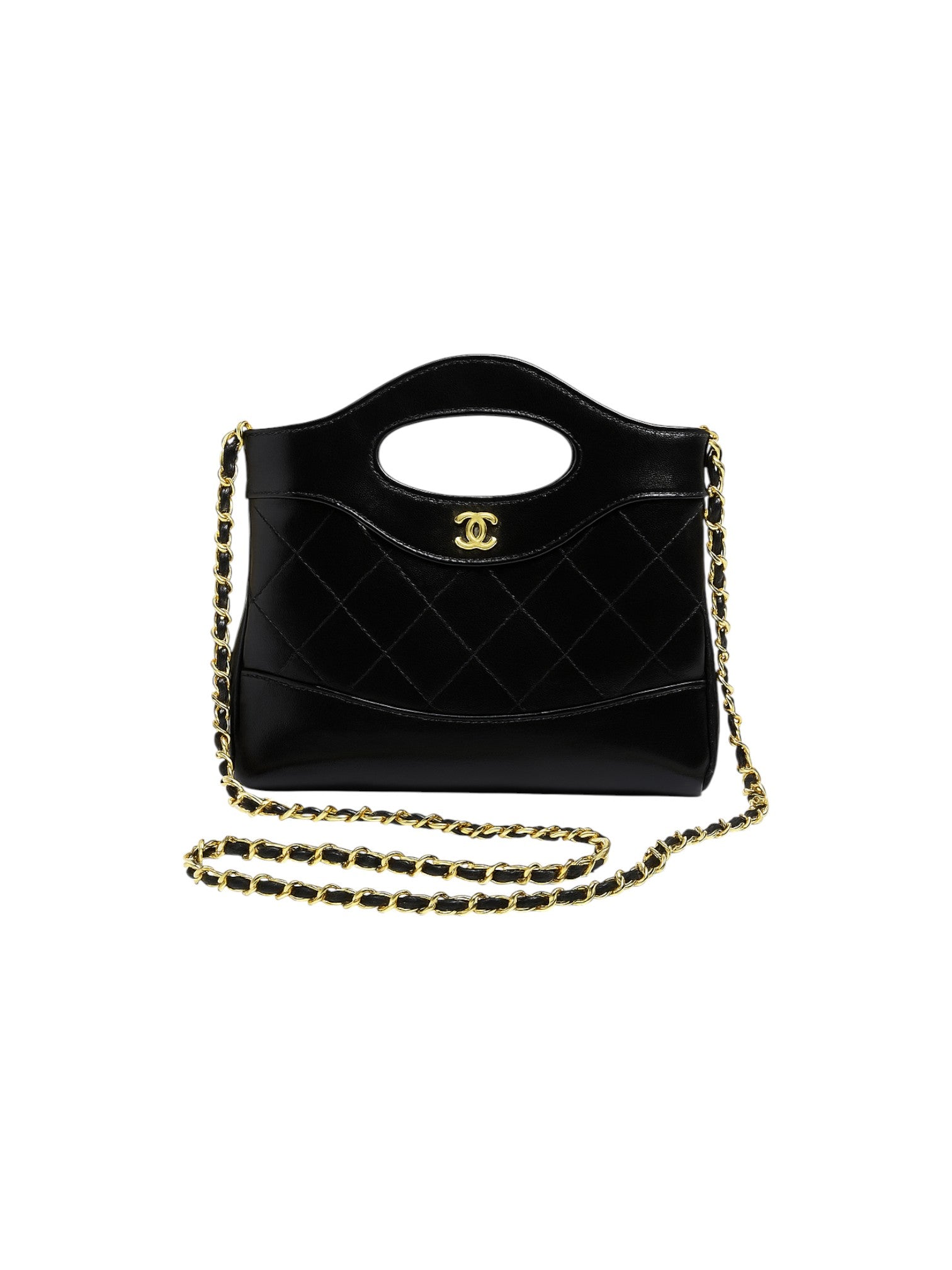 Quilted Black Mini Bag