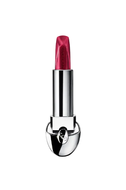 Pink lipstick with silver casing on a white background. Guerlain Monza Outlet