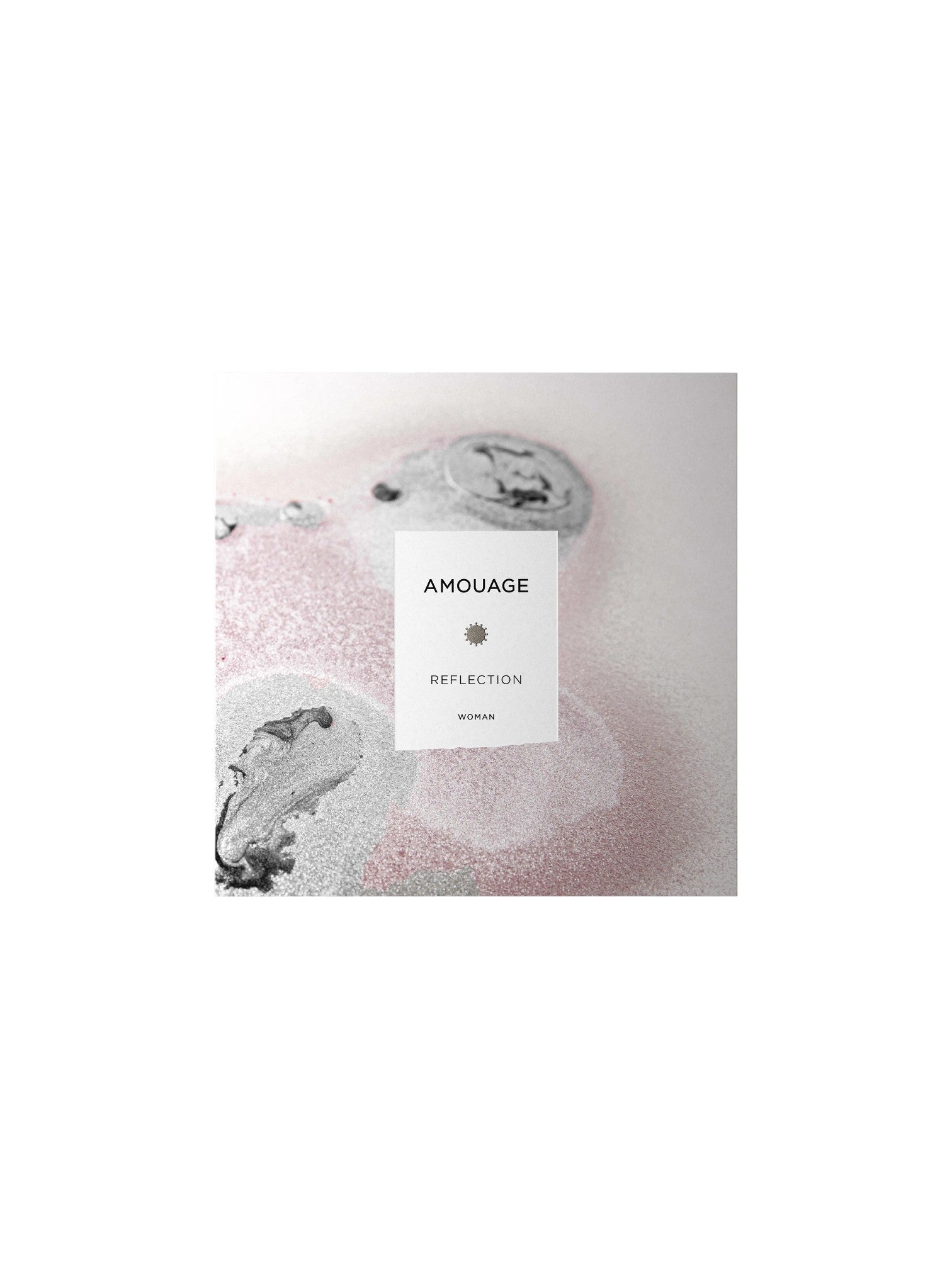 Amouage Reflection perfume bottle with packaging on a white background. Amouage, Monza Outlet, Monza Fashion, Shein Outlet