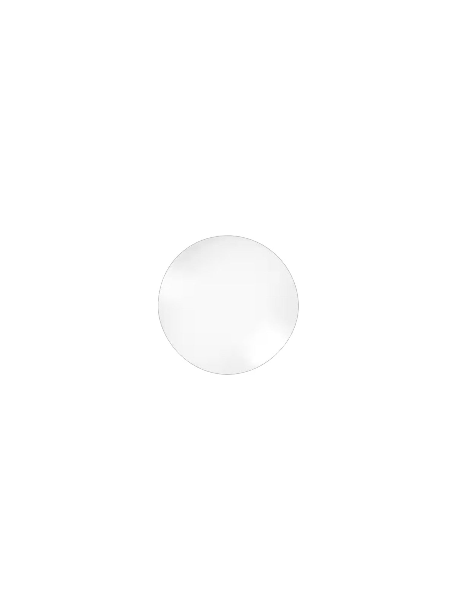 White sphere on a white background. Bobbi Brown, Monza Outlet, Monza Fashion, Shein Outlet