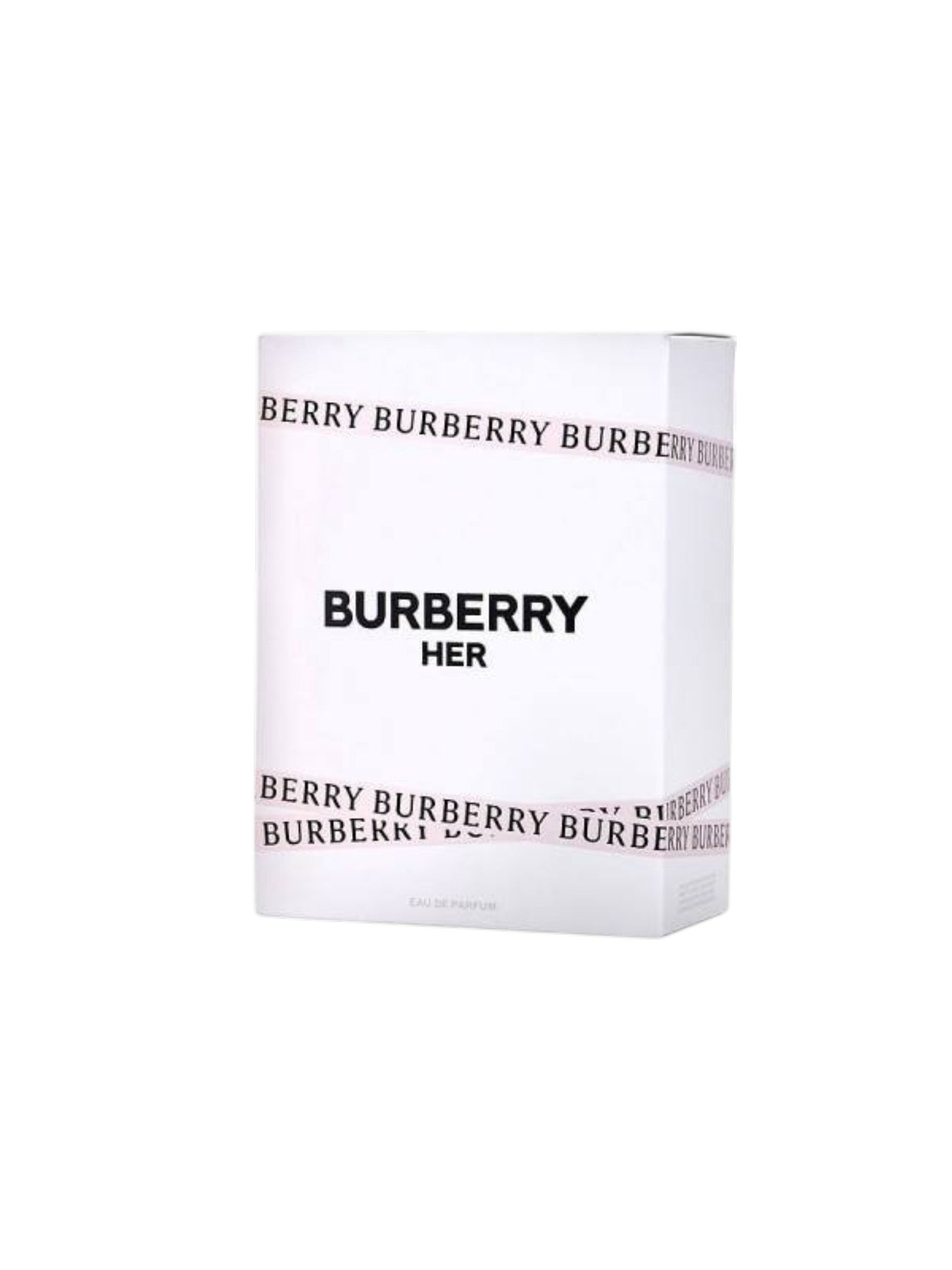 Burberry Her perfume box on a white background. Burberry, Monza Outlet, Monza Fashion, Shein Outlet