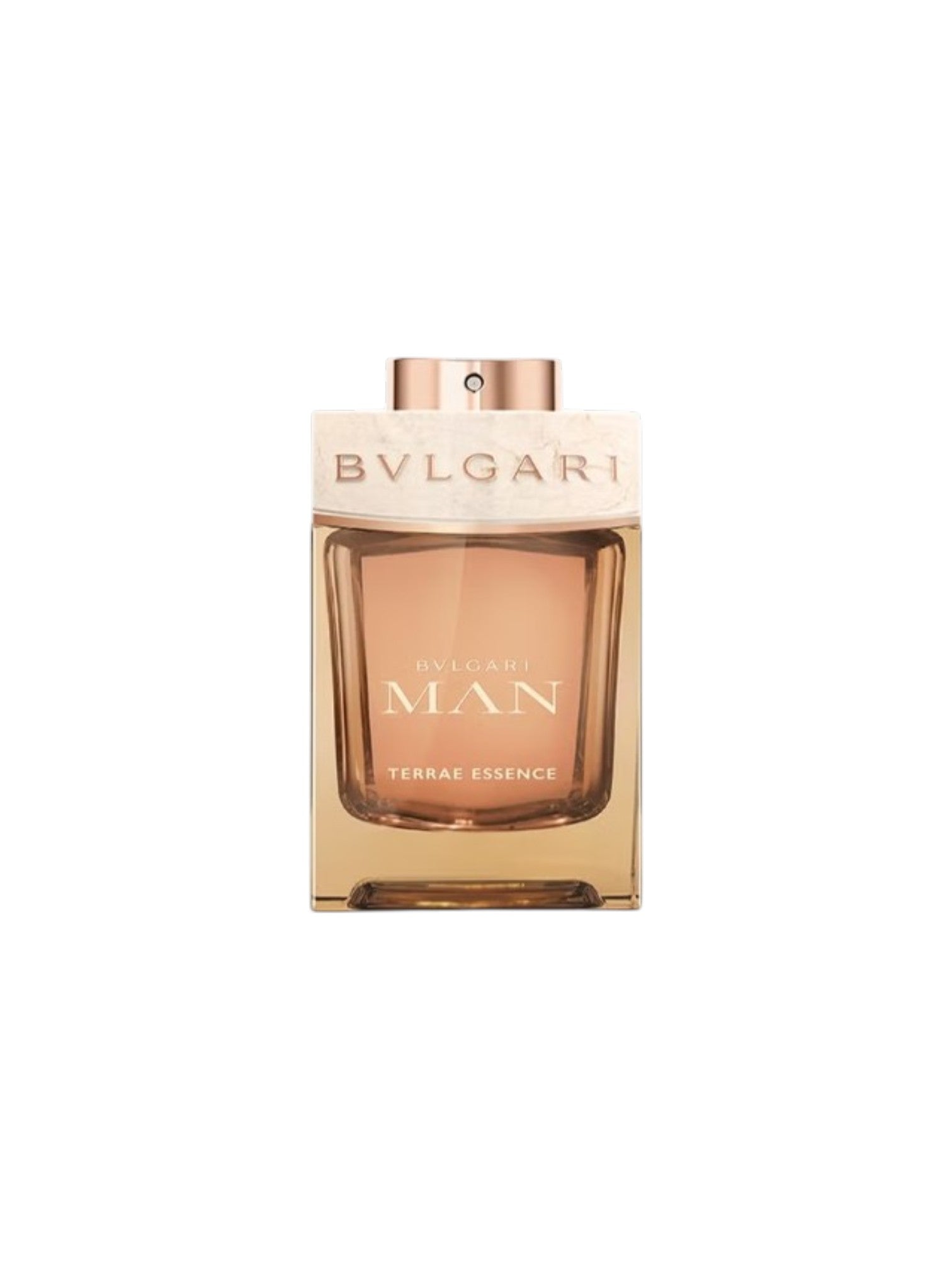 Bulgari Man Terre Essense perfume bottle on a white background. Bulgari, Monza Outlet, Monza Fashion, Shein Outlet