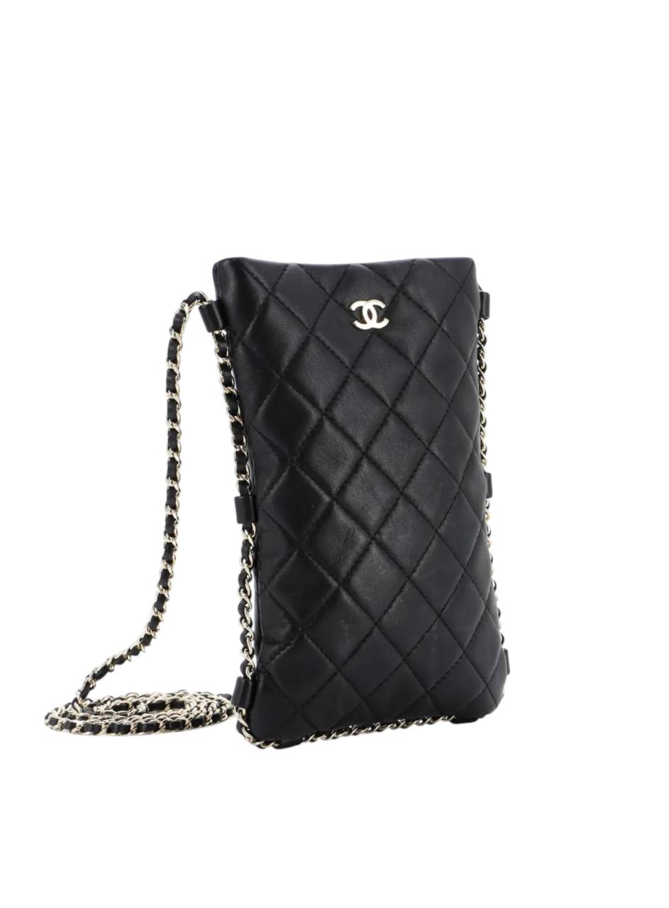 Diamond-Quilted Shoulder Bag
