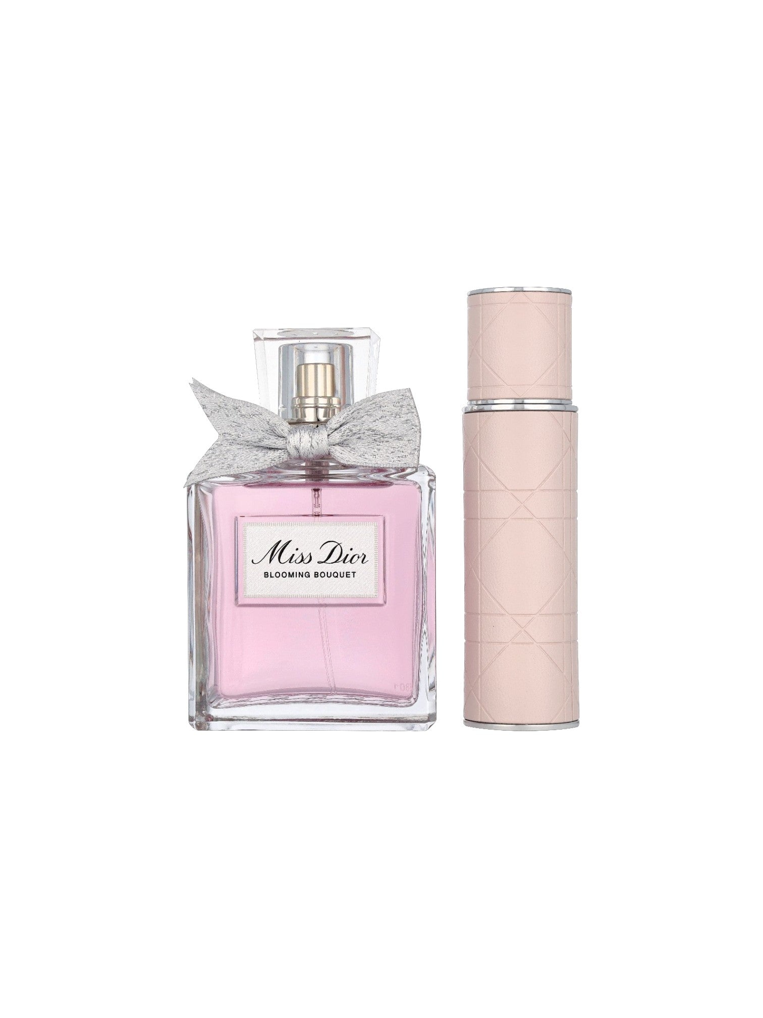 Miss Dior perfume bottle with a pink cap on a white background. Dior, Monza Outlet, Monza Fashion, Shein Outlet
