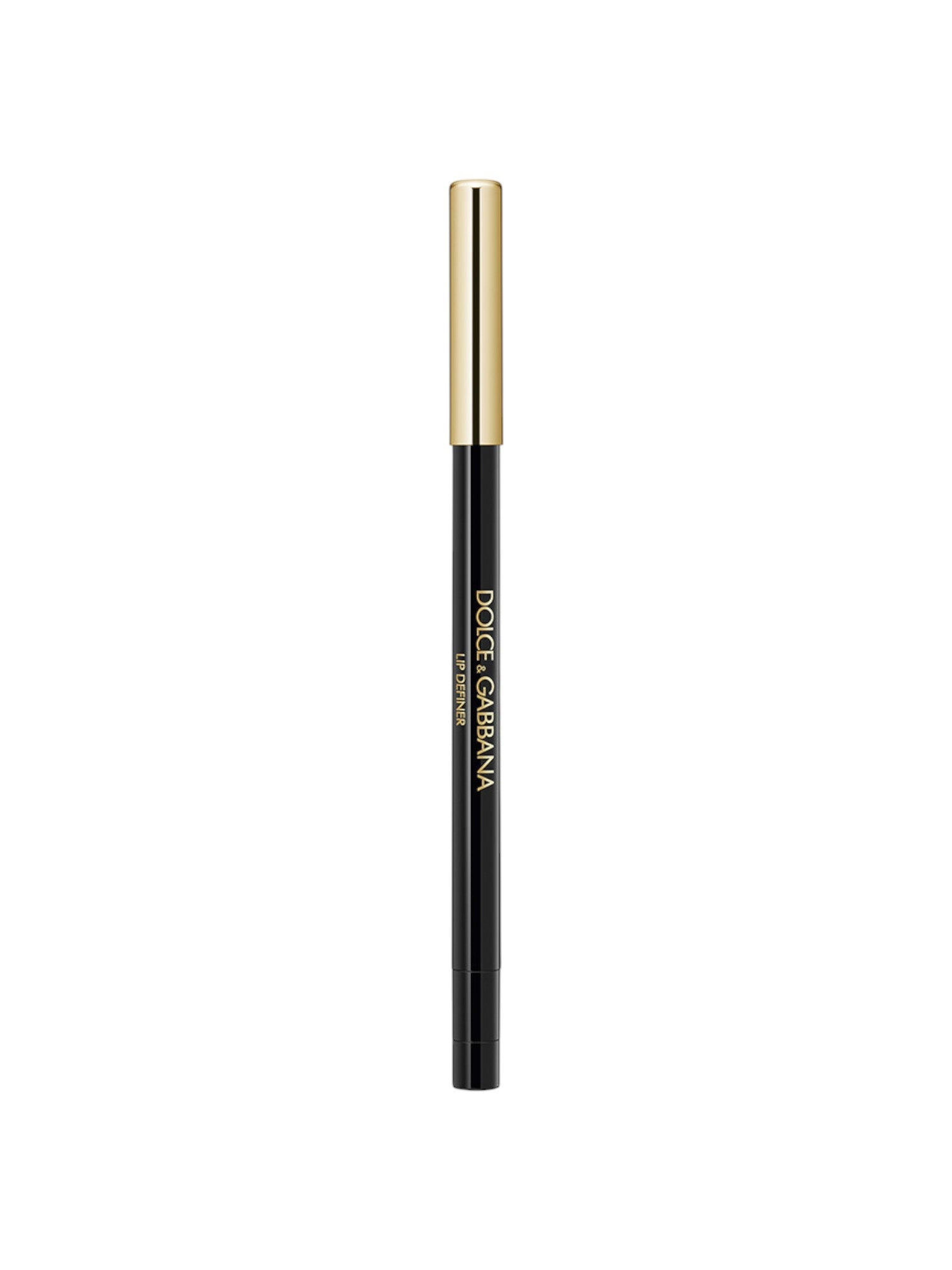 Black and gold cosmetic pencil with Dolce & Gabbana branding on a white background Dolce Gabbana Monza Outlet