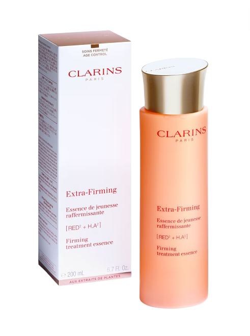 Clarins Extra-Firming product packaging on a white background. Clarins, Monza Outlet, Monza Fashion, Shein Outlet